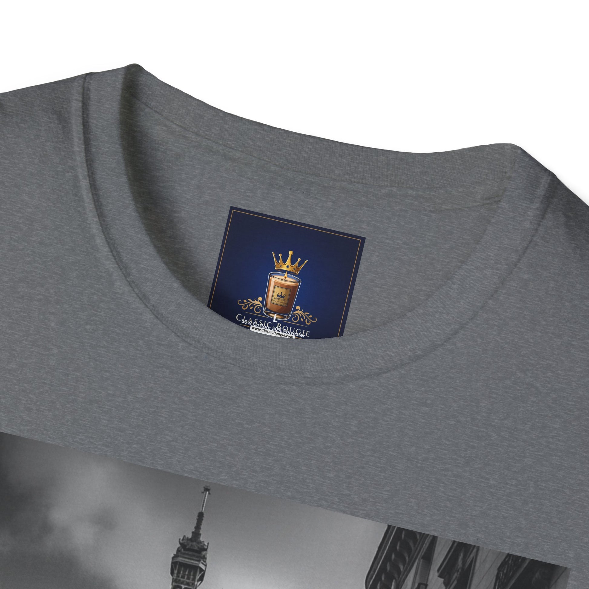 Eiffel Tower Unisex Softstyle T-Shirt, Fashion Tee for Travelers, Parisian Vibe, Great for Gifts, Casual Wear, Holiday Apparel