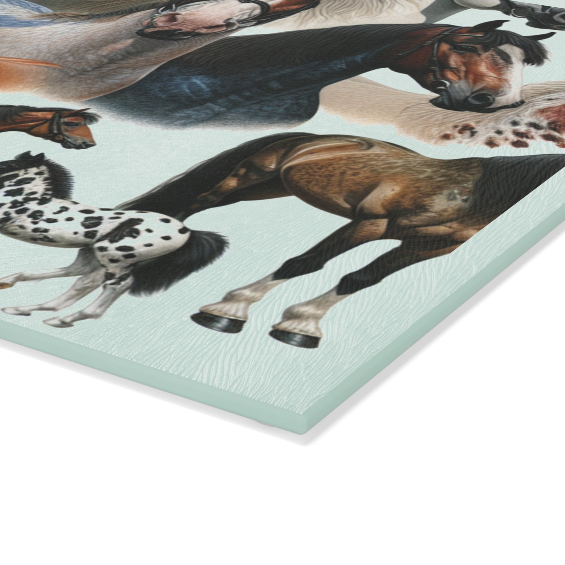 Equine Inspired Glass Cutting Board - Perfect for Horse Lovers, Kitchen Decor, Unique Gifts for Horse Enthusiasts, Home Cooking, [...]