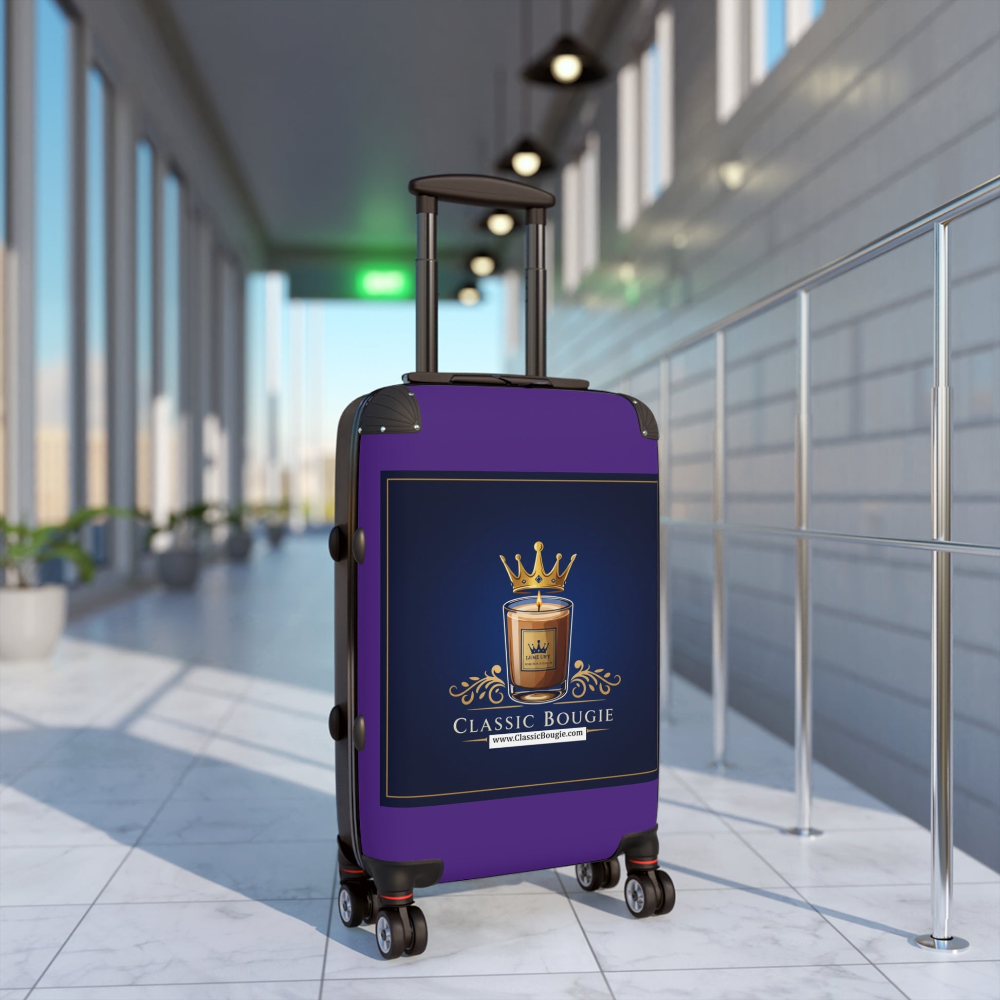 Classic Bougie Suitcase - Stylish Travel Luggage for Fashion Enthusiasts, Perfect Gift for Travelers, Airport Ready, Trendy Carry-On