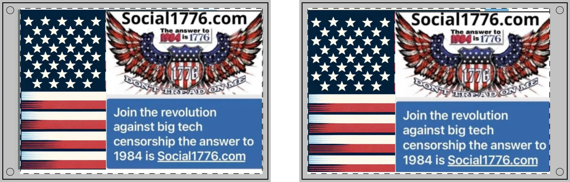 Double Sided Flag, Patriotic Outdoor Decor, Fourth of July Decoration, Memorial Day Flag, Unique Garden Flag, Social1776.com