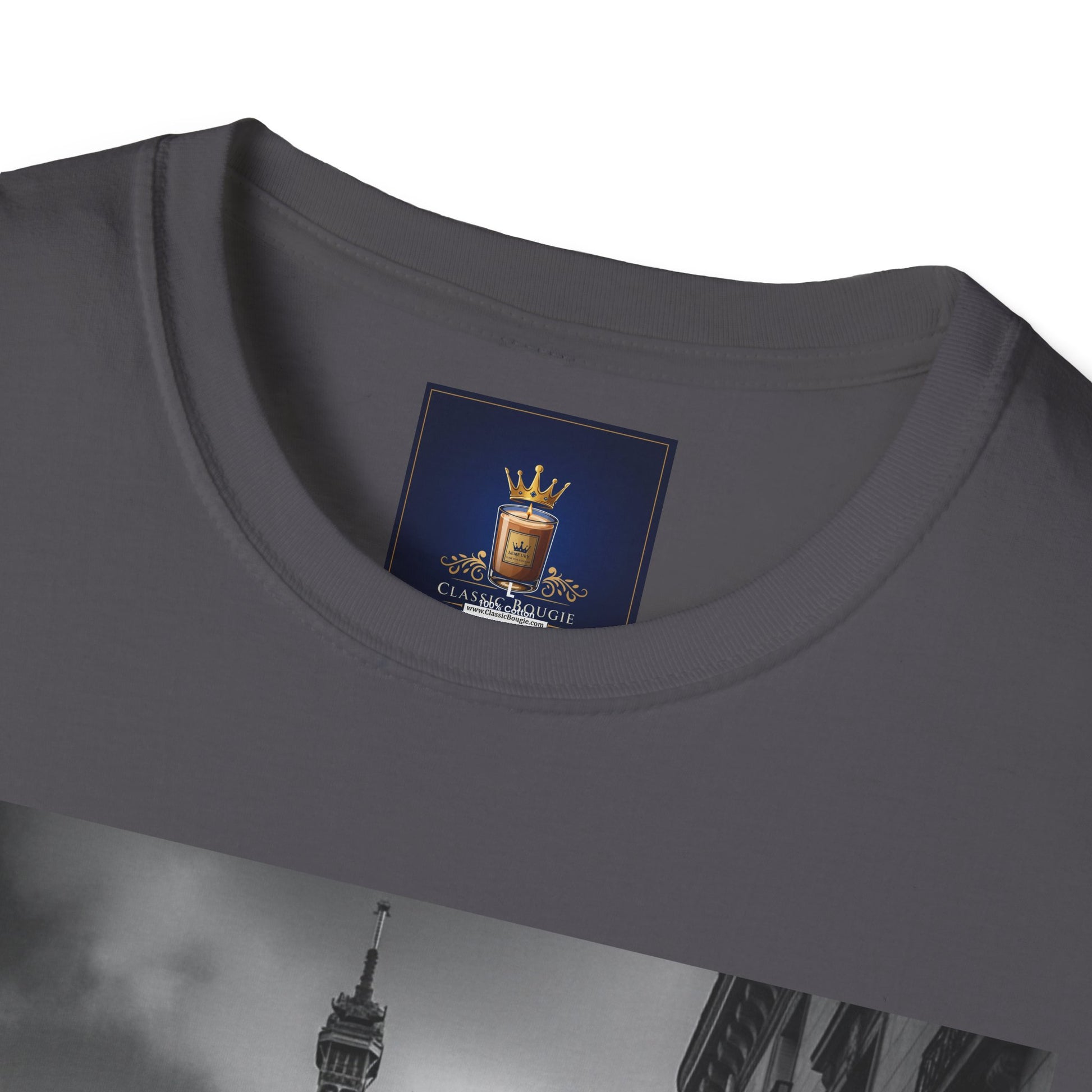 Eiffel Tower Unisex Softstyle T-Shirt, Fashion Tee for Travelers, Parisian Vibe, Great for Gifts, Casual Wear, Holiday Apparel