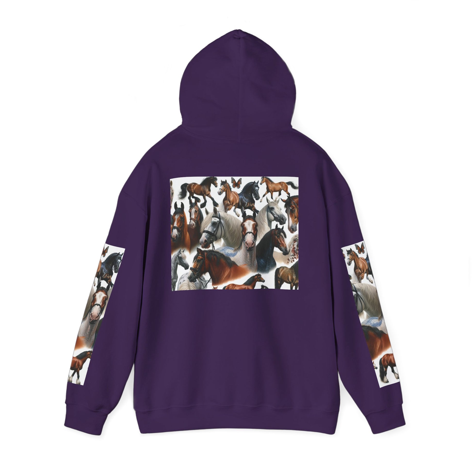Horse Lover's Unisex Heavy Blend Hoodie, Cozy Equine Sweatshirt for Equestrians, Gifts for Horse Enthusiasts, Ideal for Animal Lovers