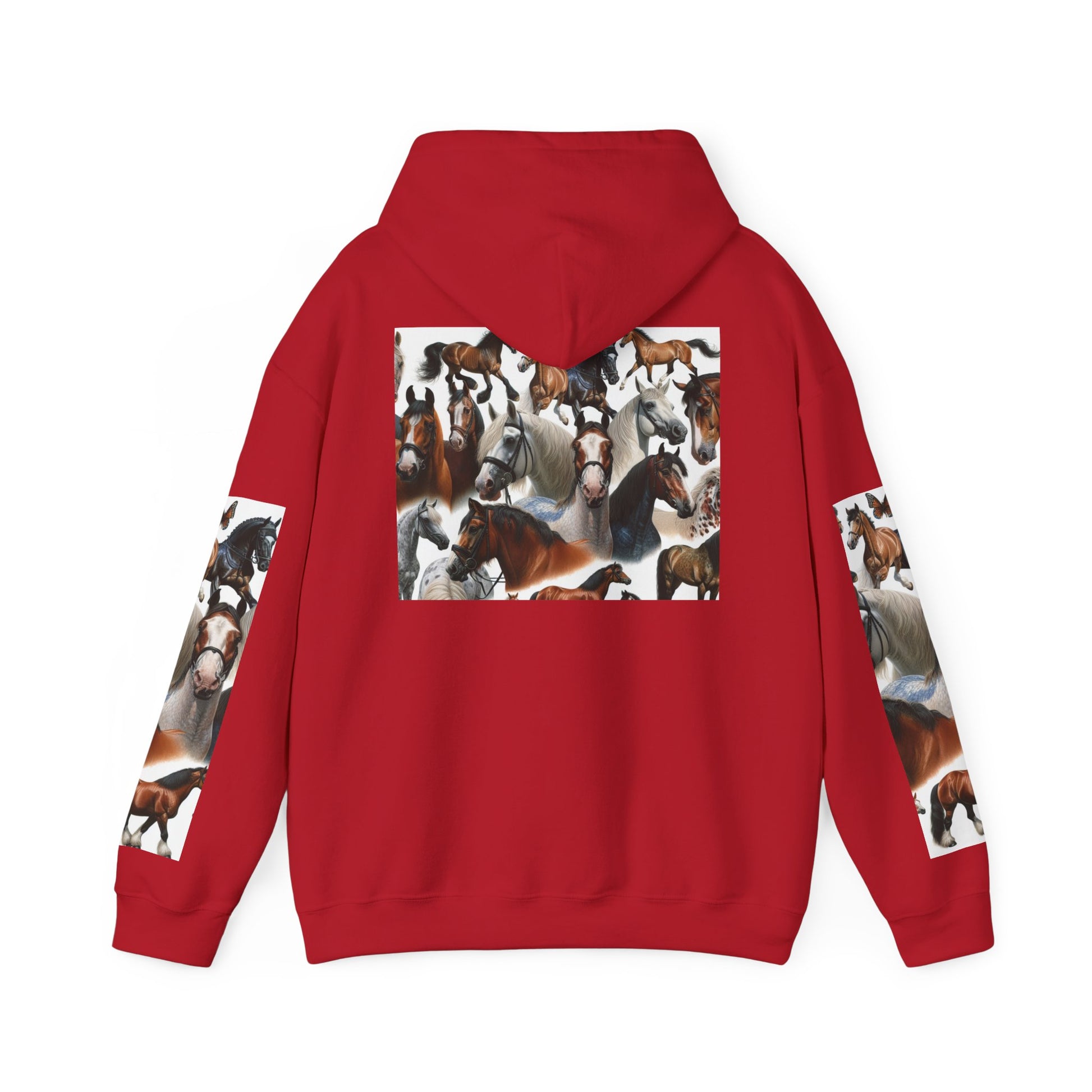 Horse Lover's Unisex Heavy Blend Hoodie, Cozy Equine Sweatshirt for Equestrians, Gifts for Horse Enthusiasts, Ideal for Animal Lovers