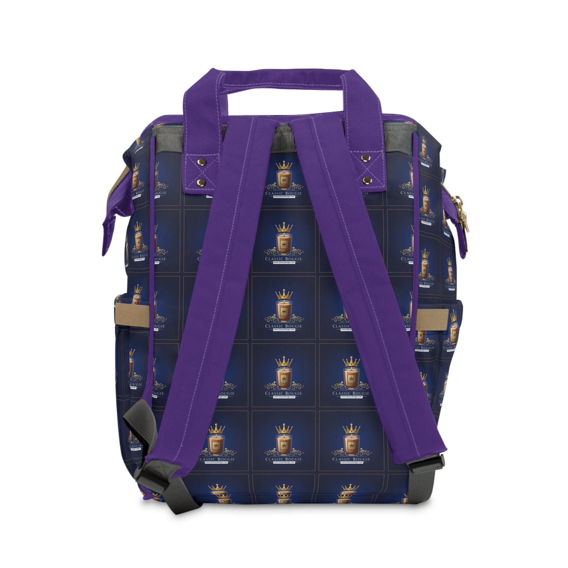 Royal Crown Diaper Backpack - Stylish Baby Carrier, Trendy Mom Bag, Multi-Purpose & Practical, Perfect Baby Shower Gift, Designer Tote