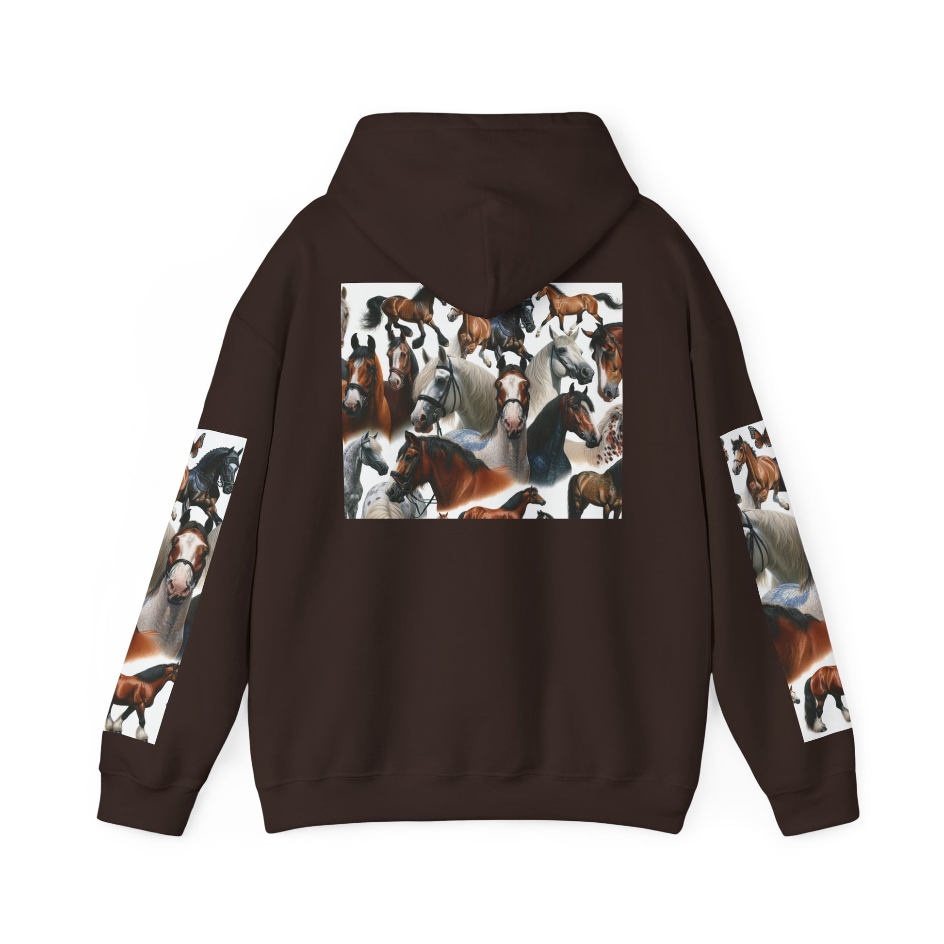 Horse Lover's Unisex Heavy Blend Hoodie, Cozy Equine Sweatshirt for Equestrians, Gifts for Horse Enthusiasts, Ideal for Animal Lovers