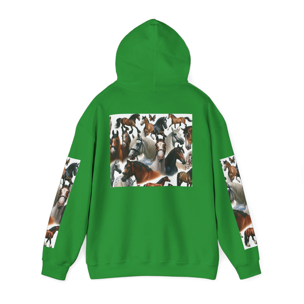 Horse Lover's Unisex Heavy Blend Hoodie, Cozy Equine Sweatshirt for Equestrians, Gifts for Horse Enthusiasts, Ideal for Animal Lovers