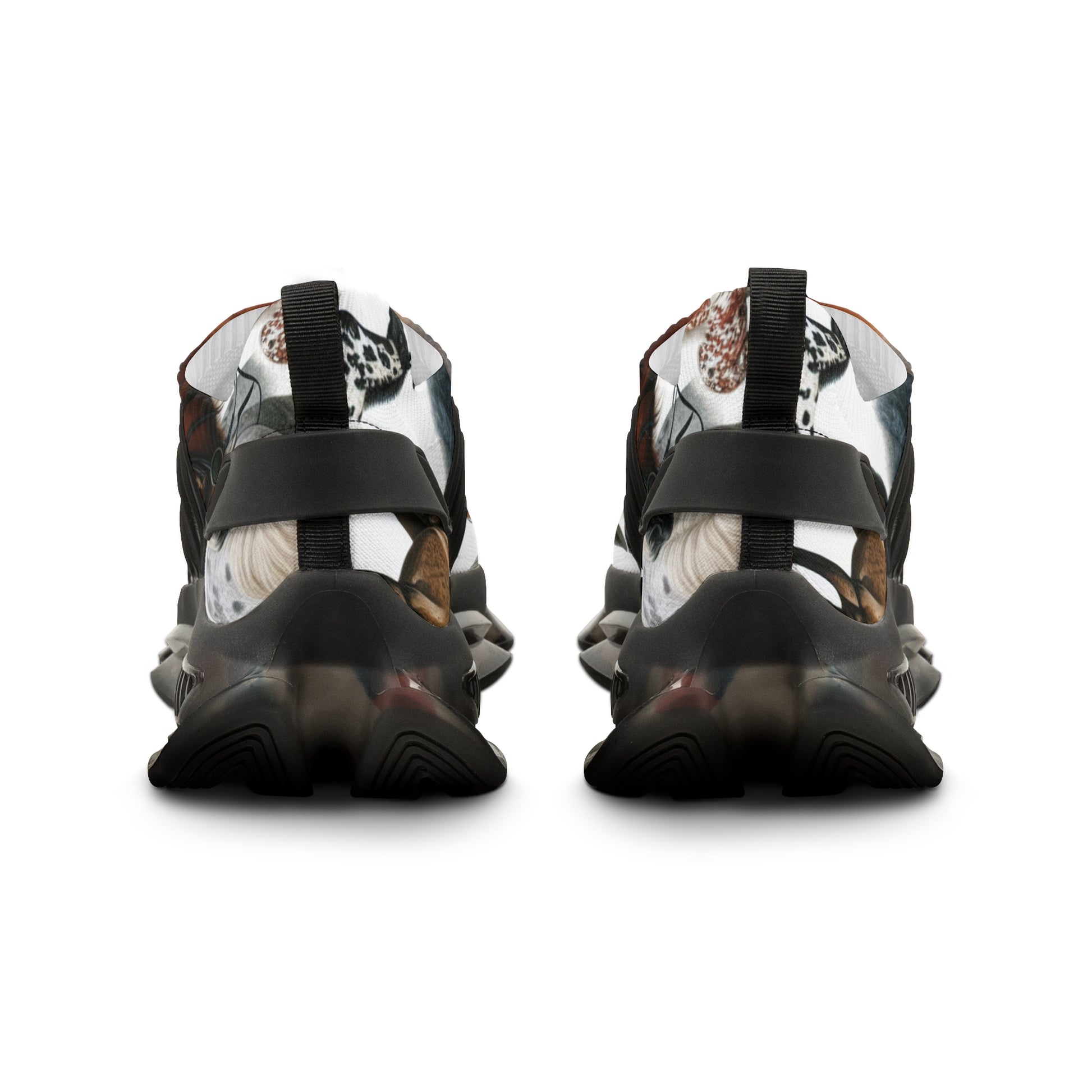 Horse Lover's Men's Sneakers, Unique Animal Art Sneakers, Fashionable Casual Shoes, Gift for Equestrian Enthusiasts, Animal Print Sneakers