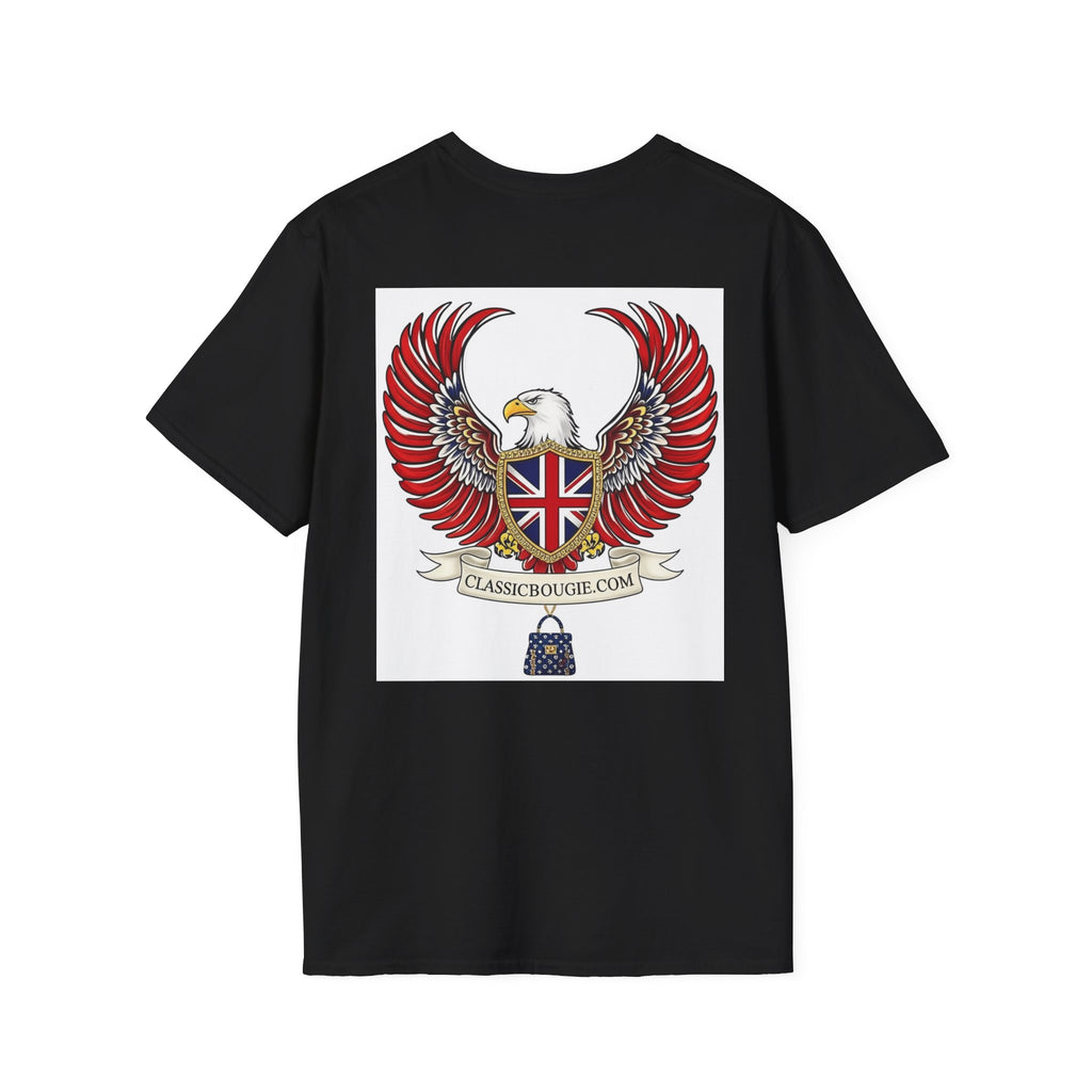 Union Jack Eagle T-Shirt, Vintage British Tee, Unisex Graphic Shirt, Unisex Fashion Top, Gift for Travelers, Heritage Apparel