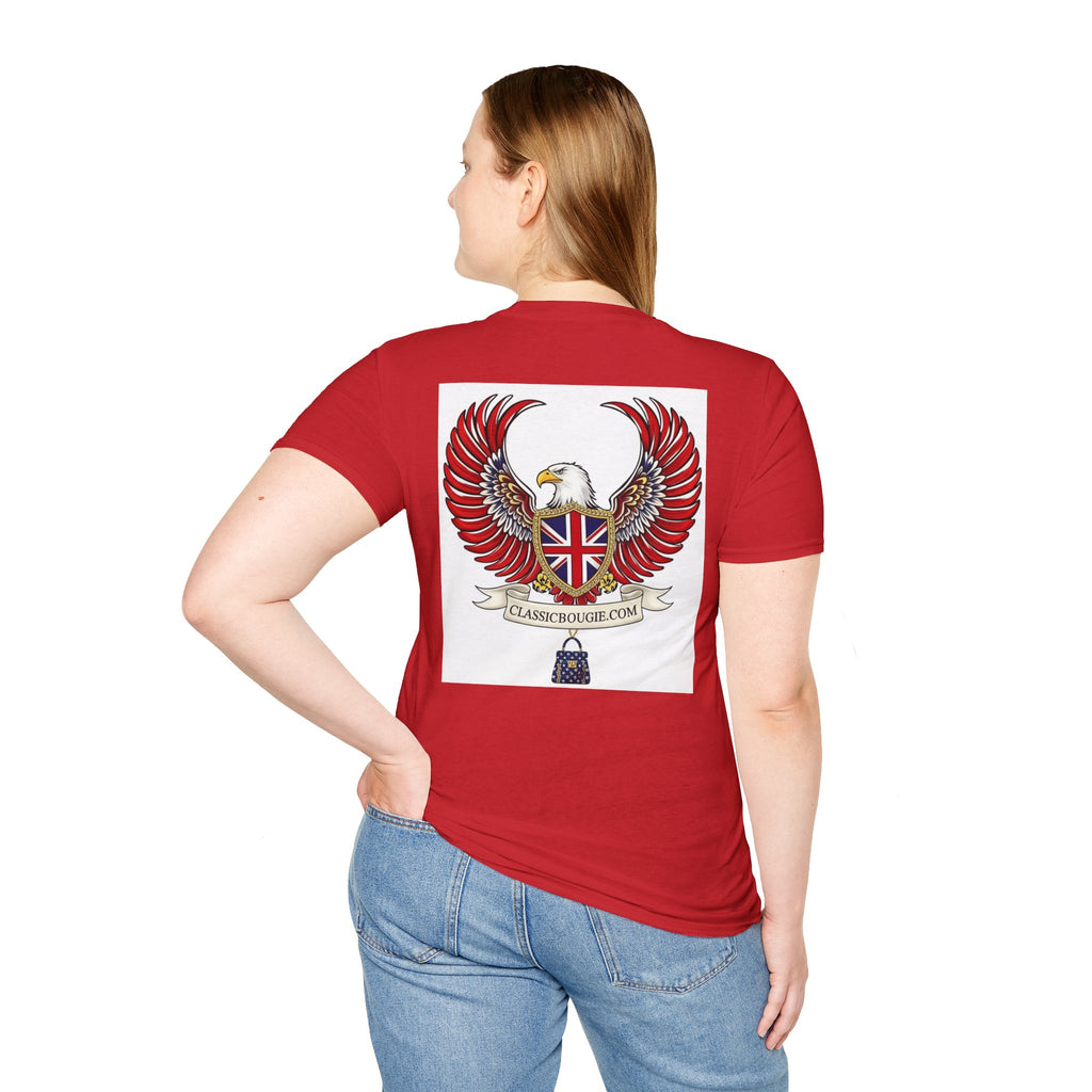 Union Jack Eagle T-Shirt, Vintage British Tee, Unisex Graphic Shirt, Unisex Fashion Top, Gift for Travelers, Heritage Apparel