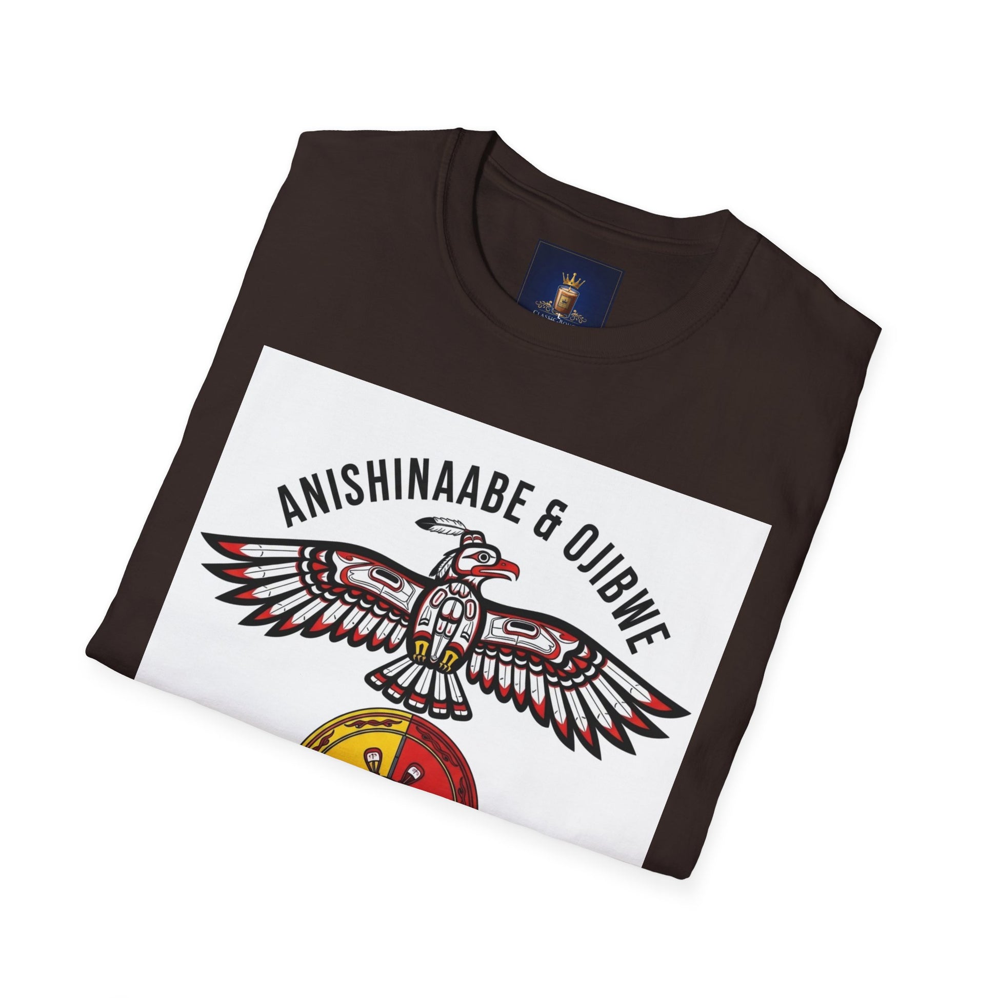 Anishinaabe & Ojibwe Native Spirit Unisex T-Shirt, Boho Graphic Tee, Cultural Pride Shirt, Festival Wear, Unique Gift for Her & Him