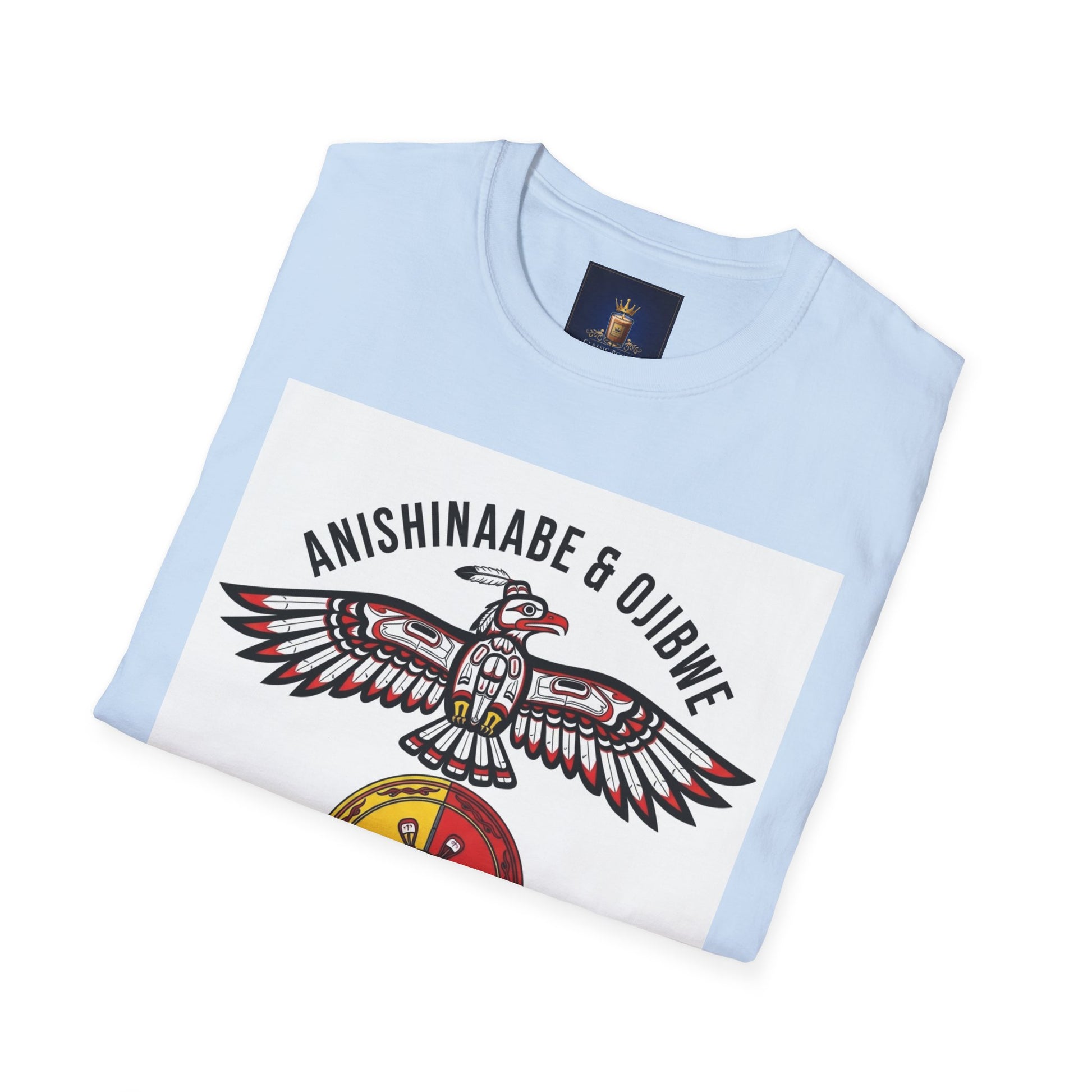 Anishinaabe & Ojibwe Native Spirit Unisex T-Shirt, Boho Graphic Tee, Cultural Pride Shirt, Festival Wear, Unique Gift for Her & Him