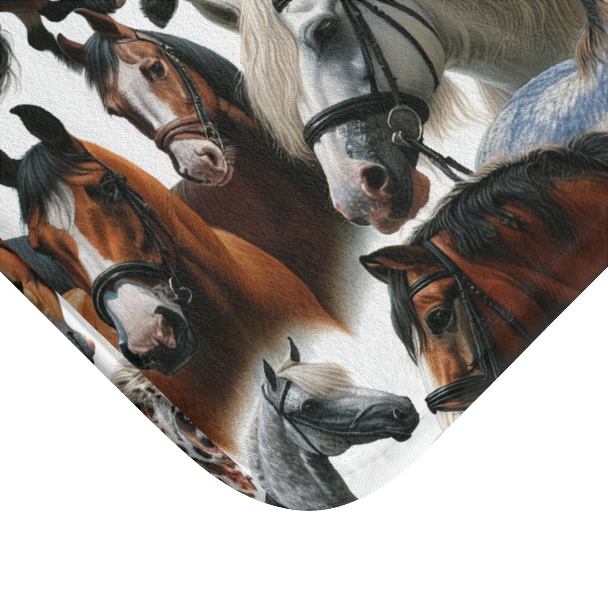 Horse Lover's Bath Mat, Equestrian Decor, Horse-Themed Bathroom Rug, Gift for Animal Lovers, Farmhouse Style