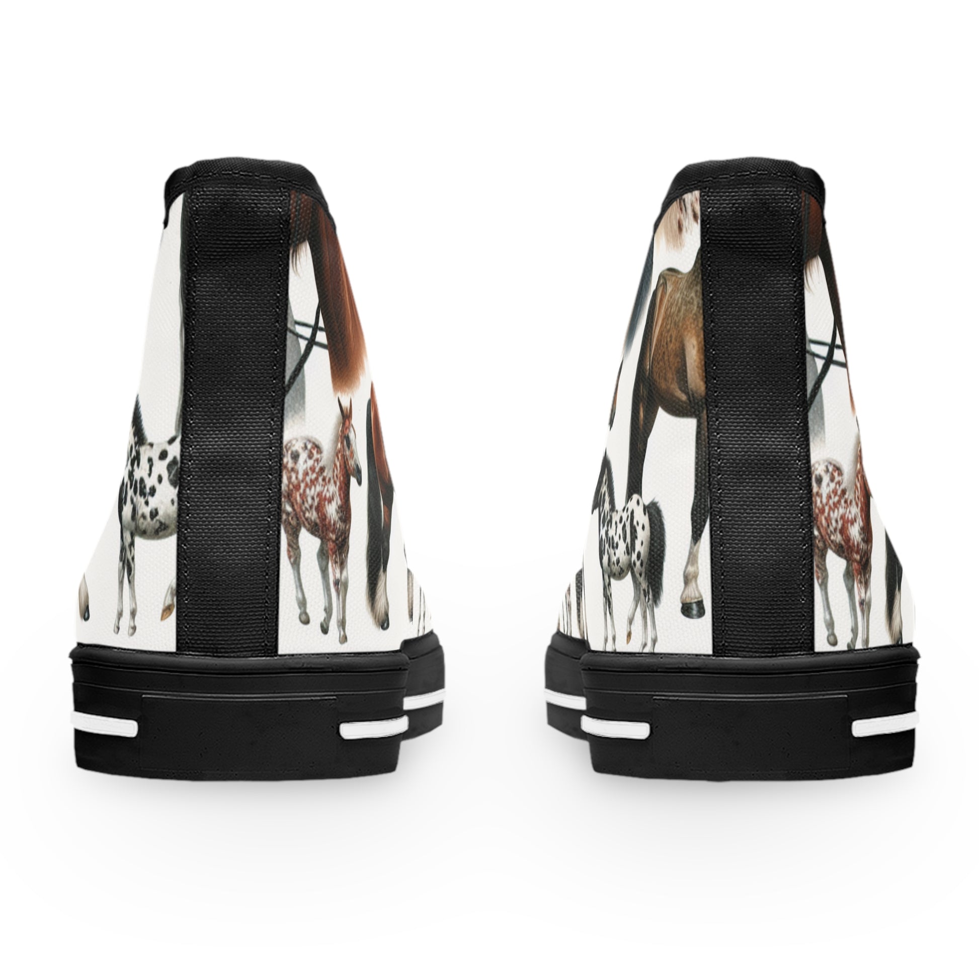 Equestrian High Top Sneakers for Horse Lovers, Unique Animal Art Shoes, Fashionable Footwear for Equestrians, Perfect Gift for Horse [...]
