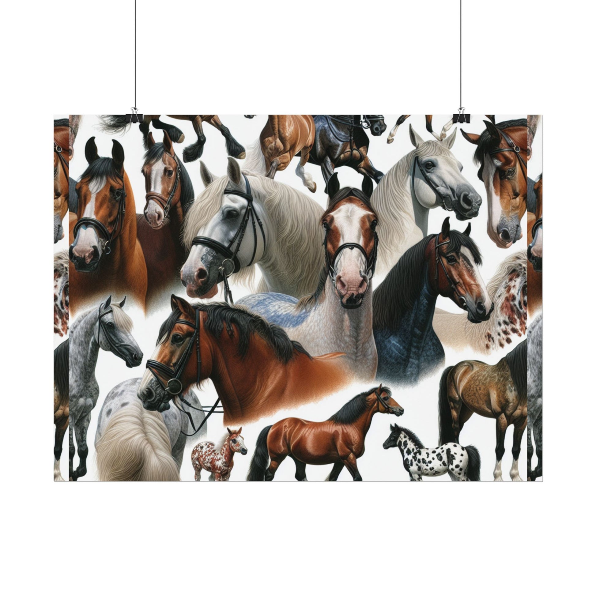 Equestrian Art Prints, Horse Lover Decor, Animal Poster, Equine Wall Art, Gifts for Equestrians