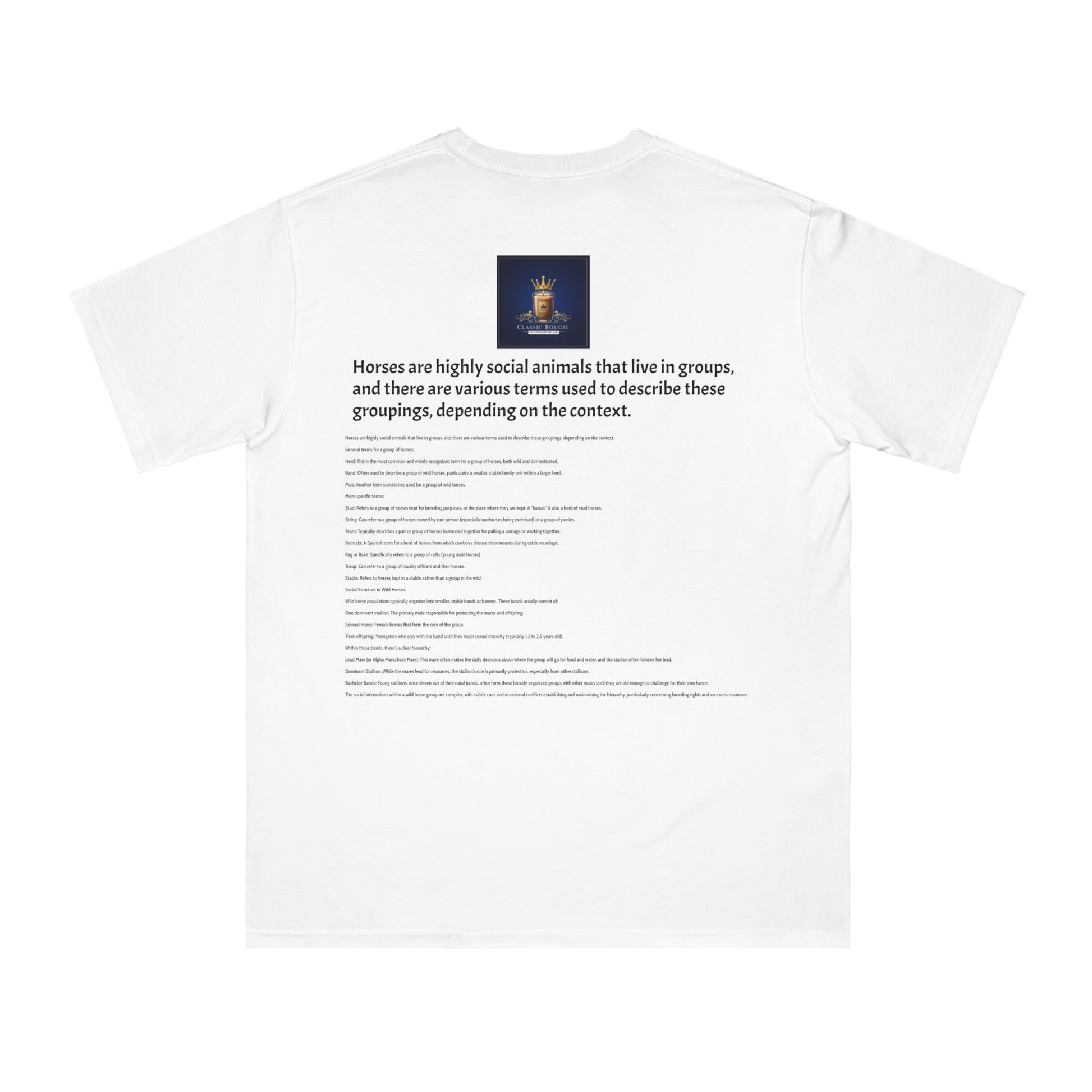 Organic Horse Lover T-Shirt | Gift for Equestrian Enthusiasts, Farm Apparel, Animal Art Tee, Nature Lover Gift, Casual Wear