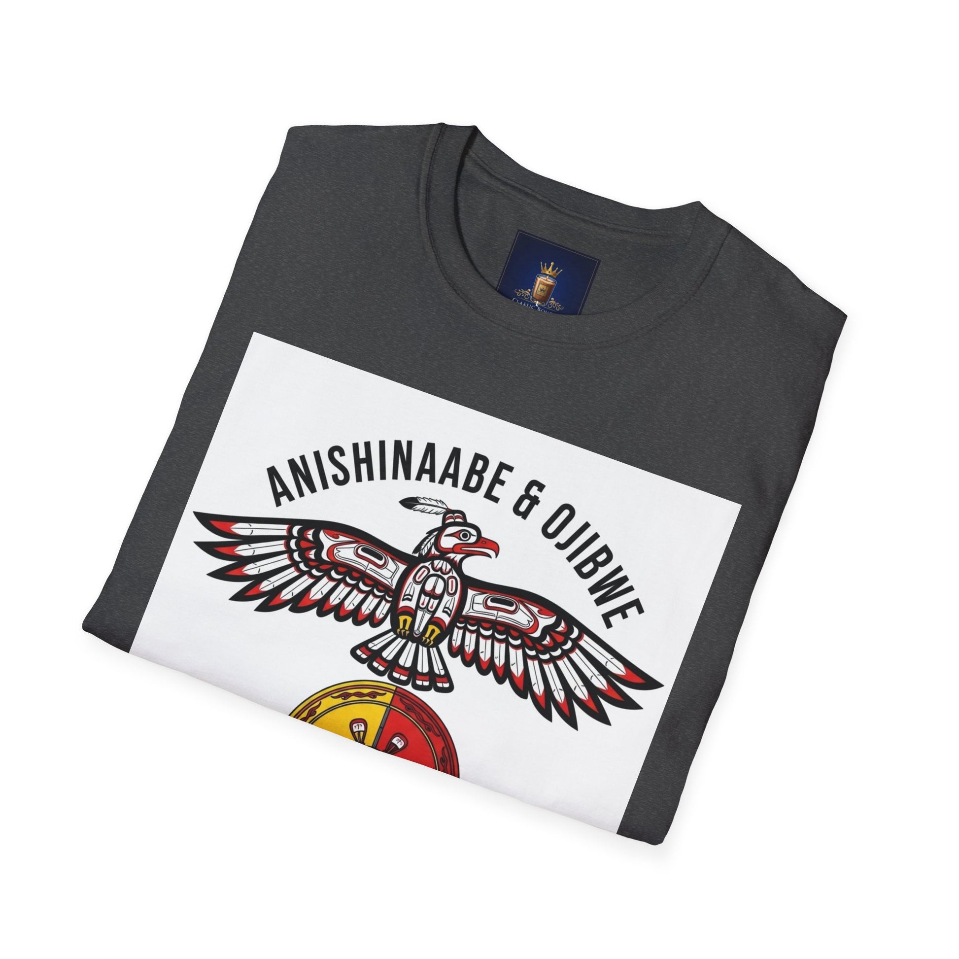 Anishinaabe & Ojibwe Native Spirit Unisex T-Shirt, Boho Graphic Tee, Cultural Pride Shirt, Festival Wear, Unique Gift for Her & Him