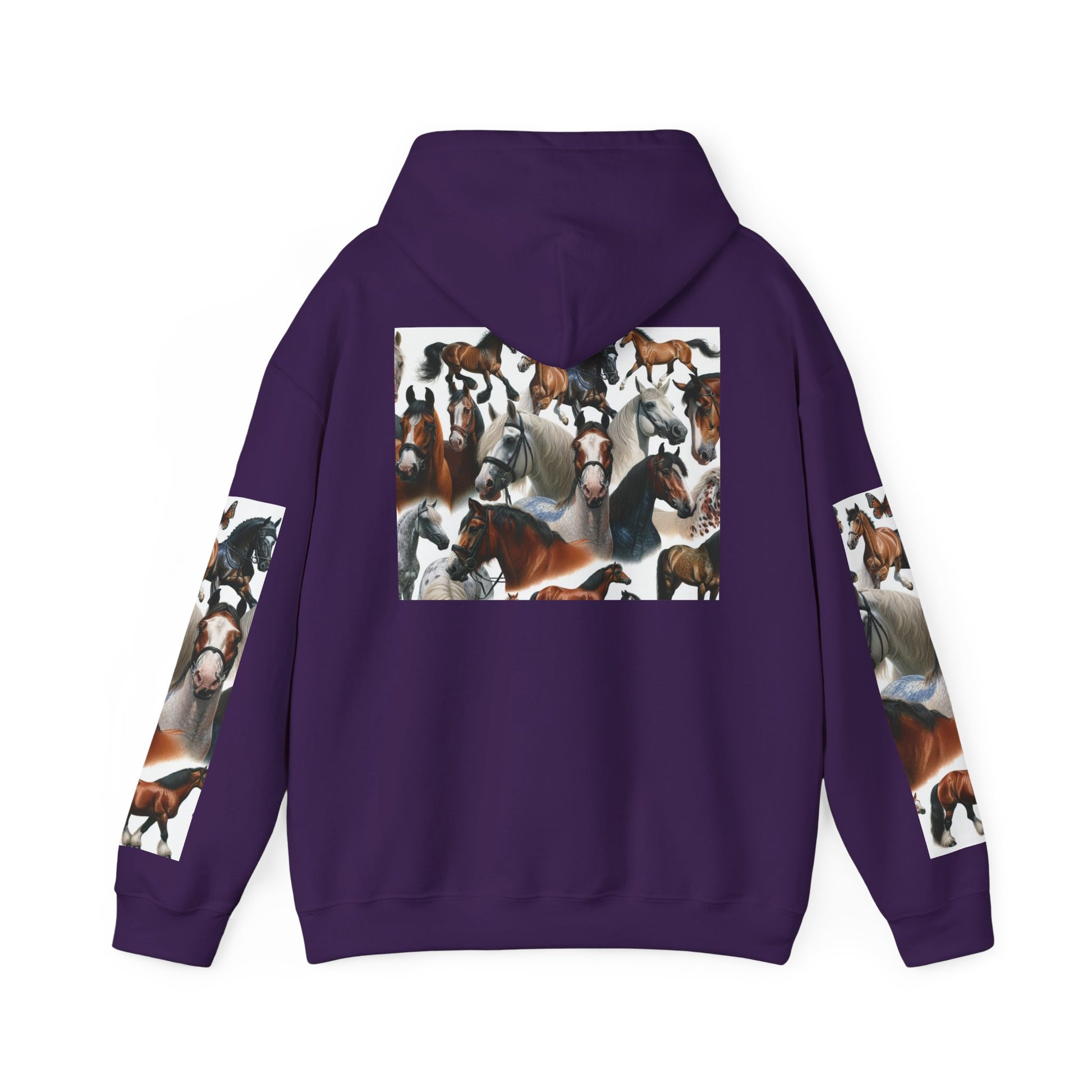 Horse Lover's Unisex Heavy Blend Hoodie, Cozy Equine Sweatshirt for Equestrians, Gifts for Horse Enthusiasts, Ideal for Animal Lovers