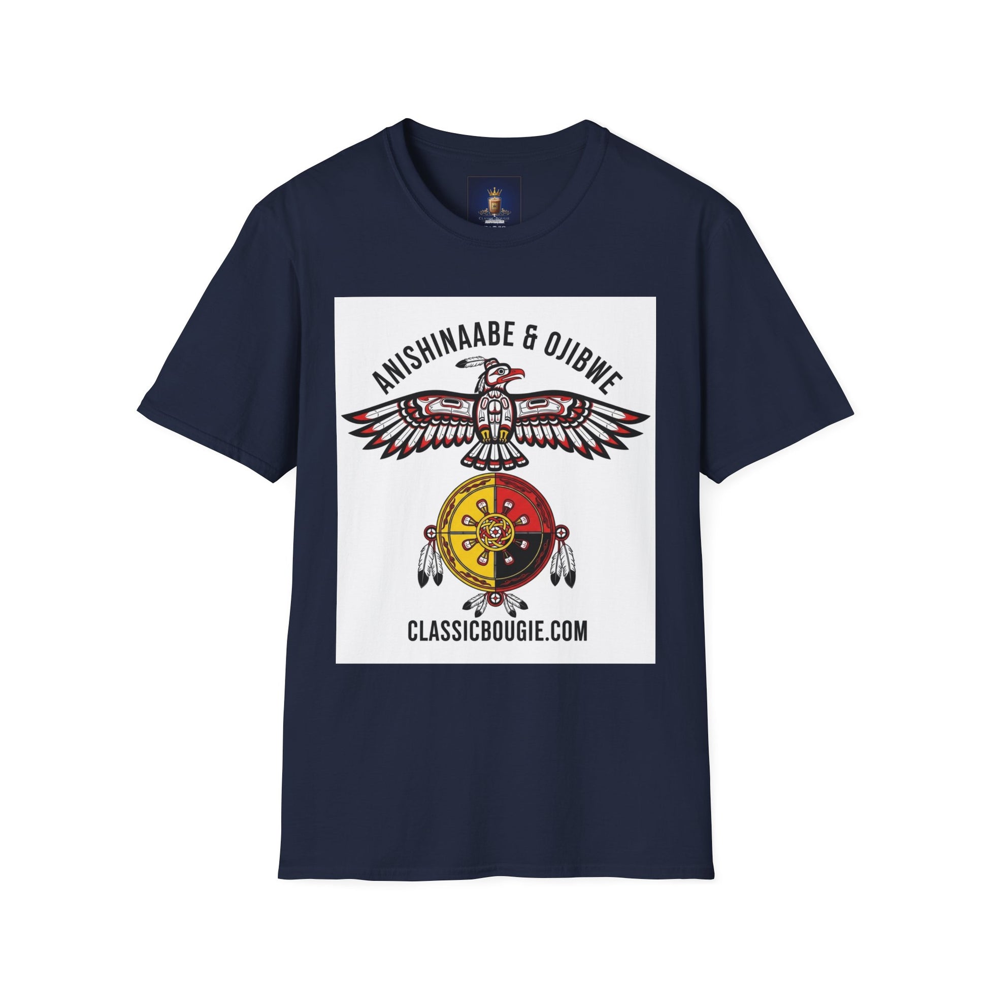 Anishinaabe & Ojibwe Native Spirit Unisex T-Shirt, Boho Graphic Tee, Cultural Pride Shirt, Festival Wear, Unique Gift for Her & Him
