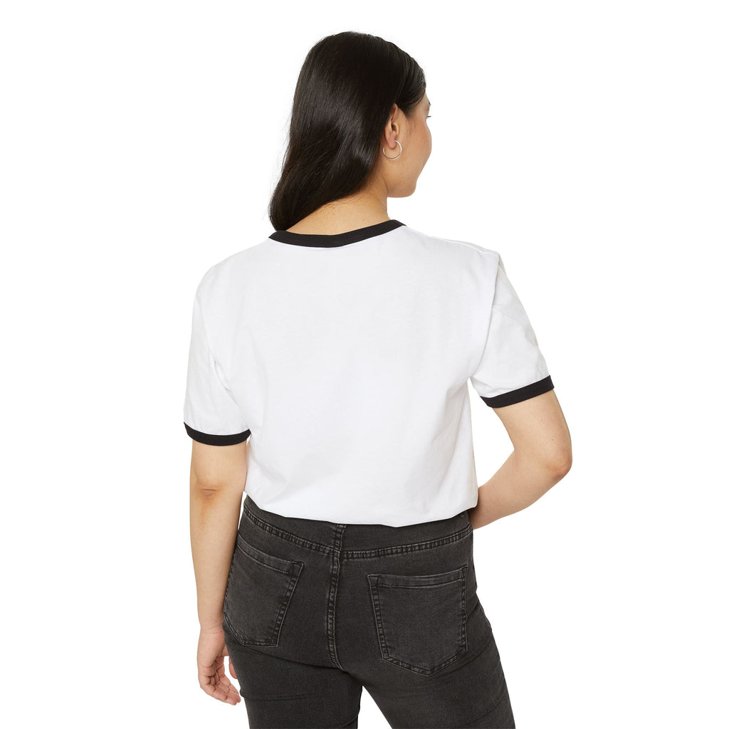 Elegant Classic Bougie Ringer T-Shirt, Casual Wear, Birthday Gift, Fashion Statement, Unisex Apparel, Trendy Top