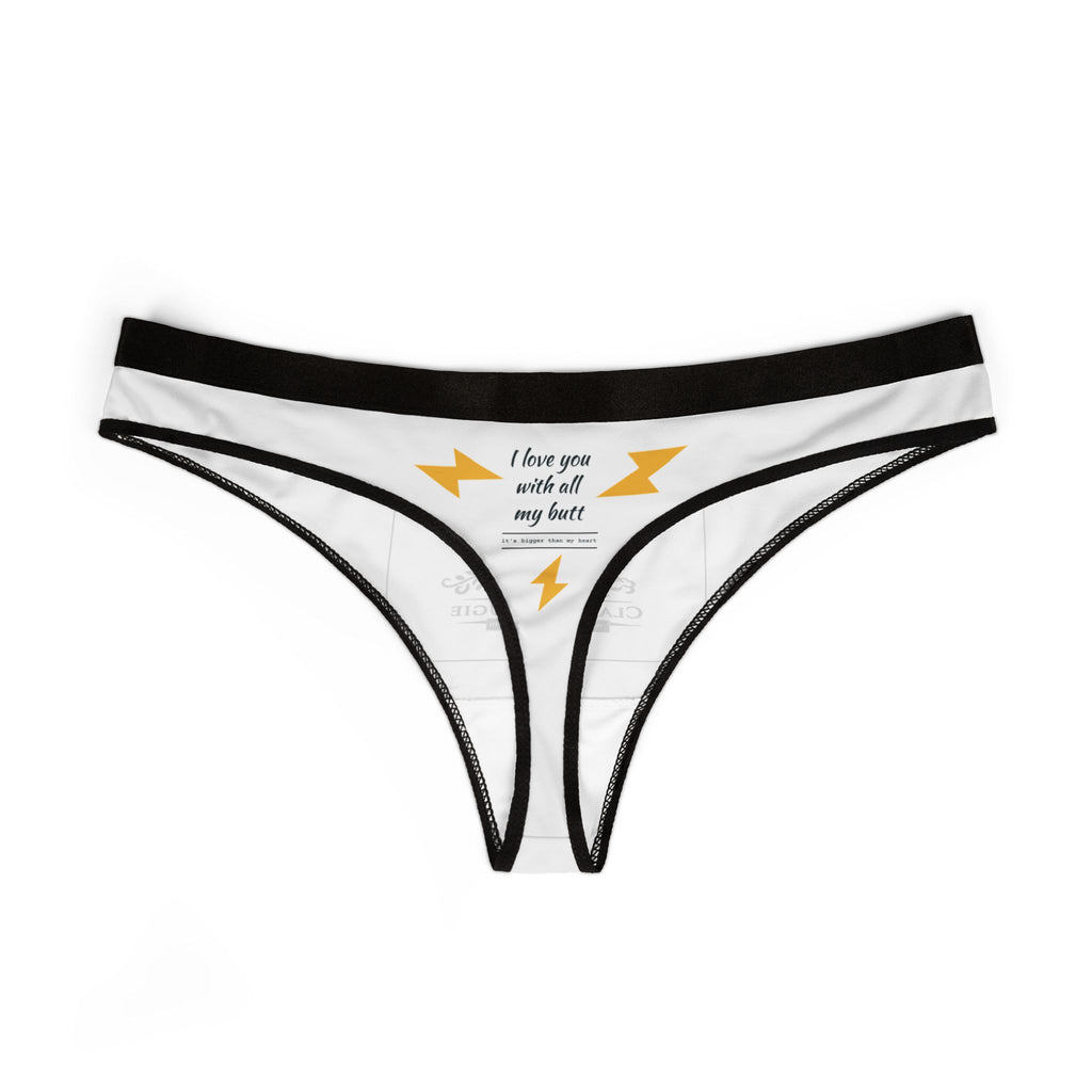 Chic Women's Thongs, Sassy Panties, Fun Lingerie, Gift for Her, Valentines Day, Cute Underwear