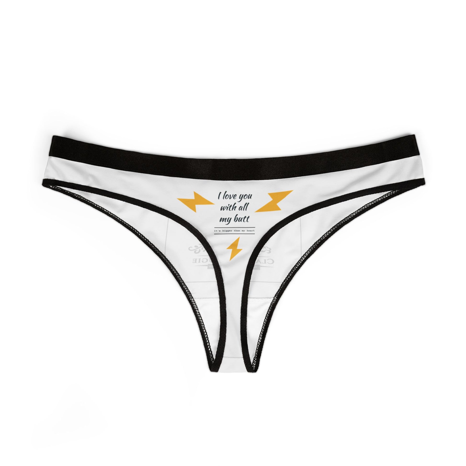 Chic Women's Thongs, Sassy Panties, Fun Lingerie, Gift for Her, Valentines Day, Cute Underwear