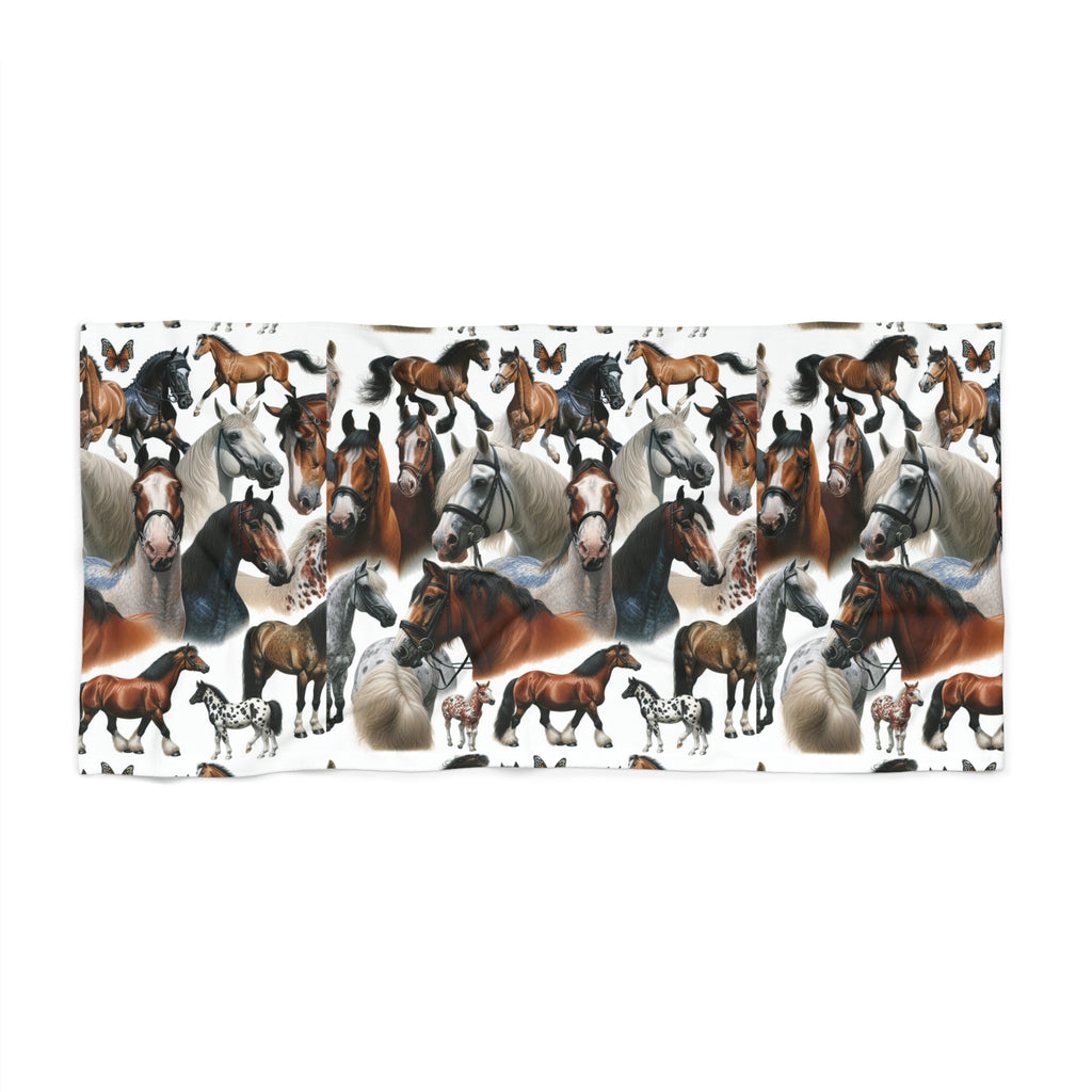 Equestrian Paradise Beach Towel - Perfect for Horse Lovers, Summer Days, Poolside or Beach Gatherings, Gift for Equestrian [...]