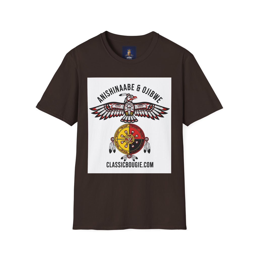 Anishinaabe & Ojibwe Native Spirit Unisex T-Shirt, Boho Graphic Tee, Cultural Pride Shirt, Festival Wear, Unique Gift for Her & Him