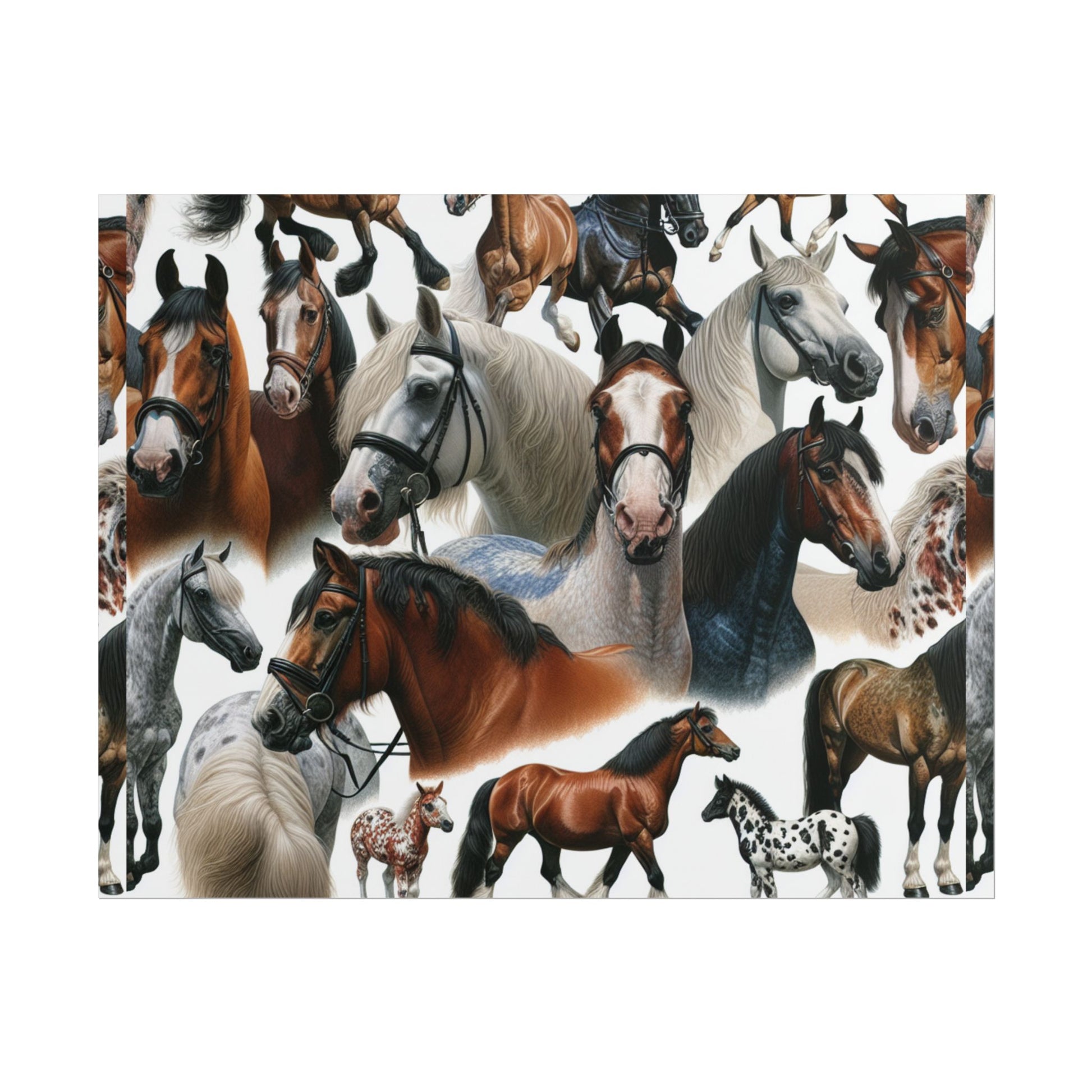 Equestrian Art Prints, Horse Lover Decor, Animal Poster, Equine Wall Art, Gifts for Equestrians