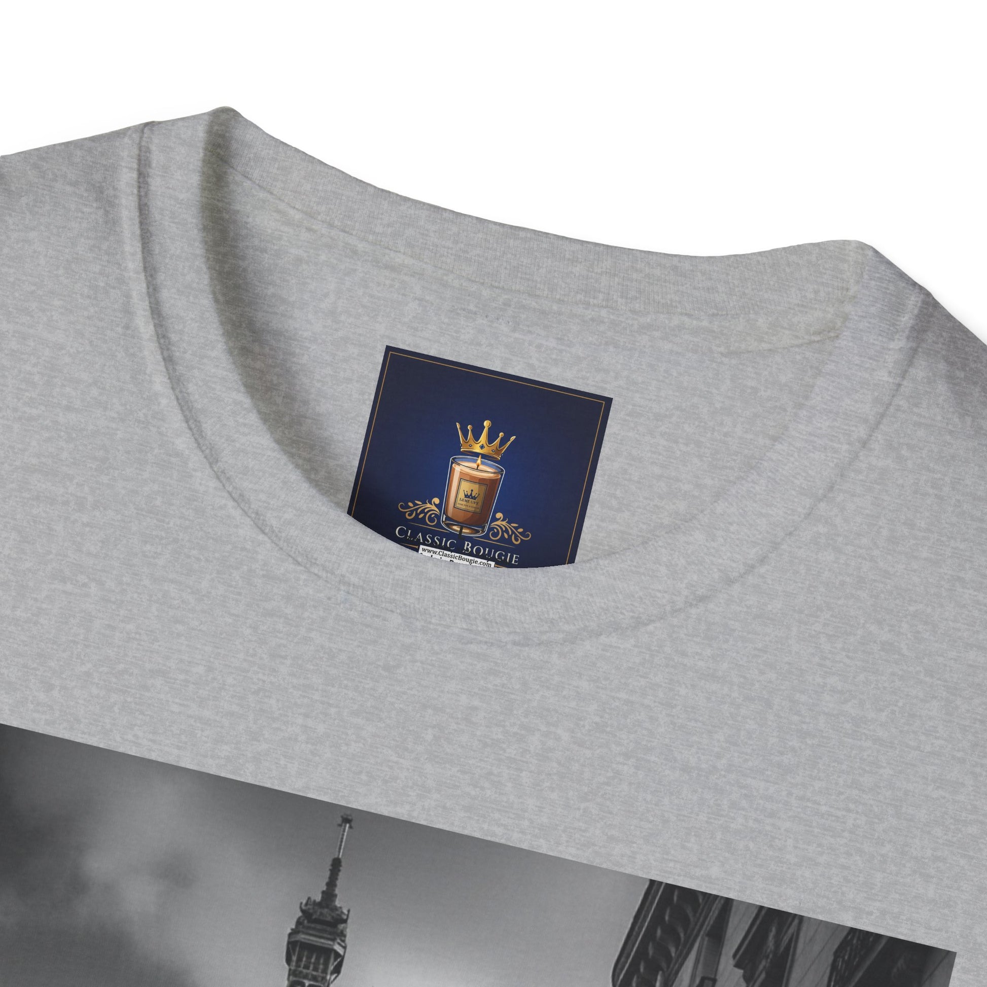 Eiffel Tower Unisex Softstyle T-Shirt, Fashion Tee for Travelers, Parisian Vibe, Great for Gifts, Casual Wear, Holiday Apparel
