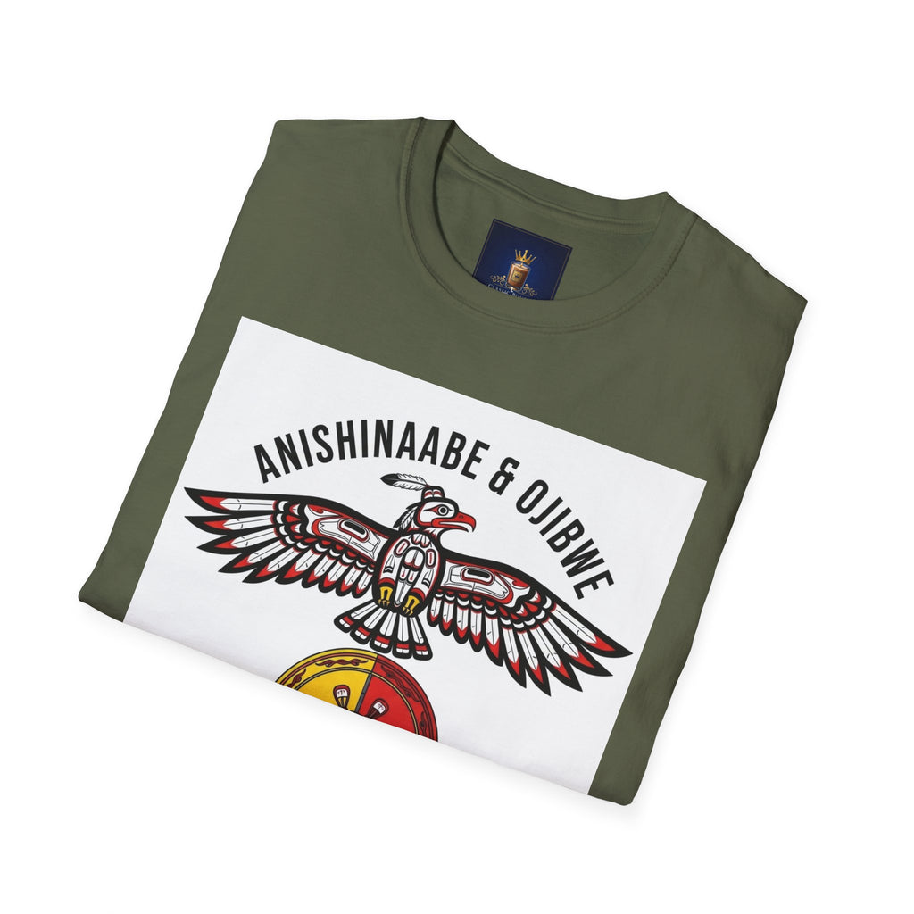 Anishinaabe & Ojibwe Native Spirit Unisex T-Shirt, Boho Graphic Tee, Cultural Pride Shirt, Festival Wear, Unique Gift for Her & Him