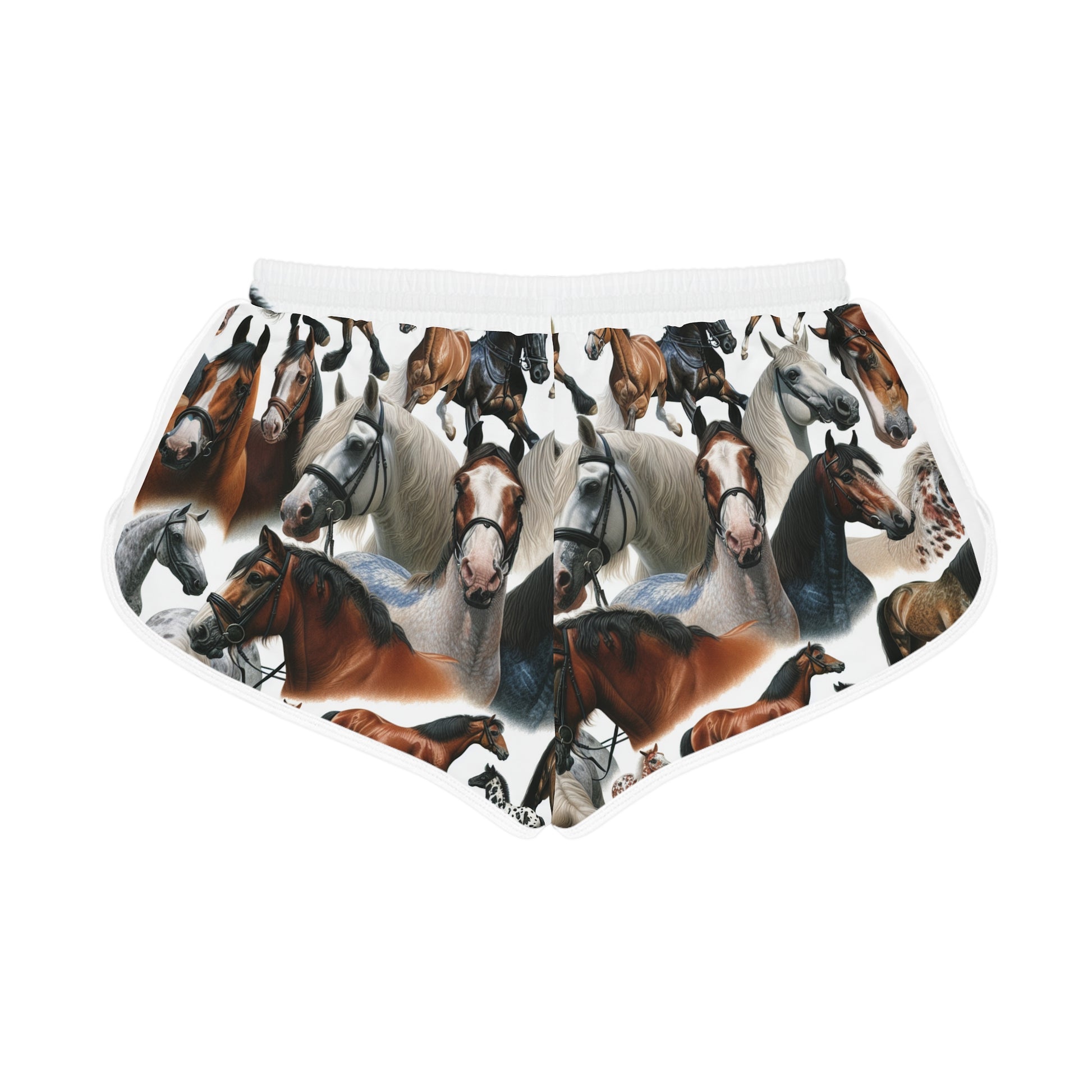 Equestrian Bliss Women's Relaxed Shorts, Horse Lover Gift, Summer Loungewear, Animal Print Shorts, Festival Apparel, Comfortable [...]