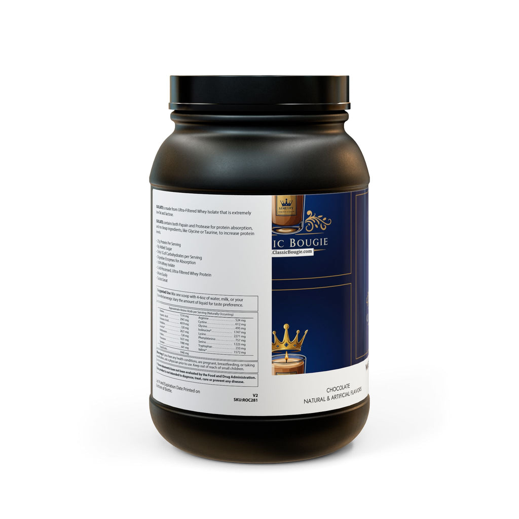 Whey Isolate Protein Supplement (907g, 2lb)