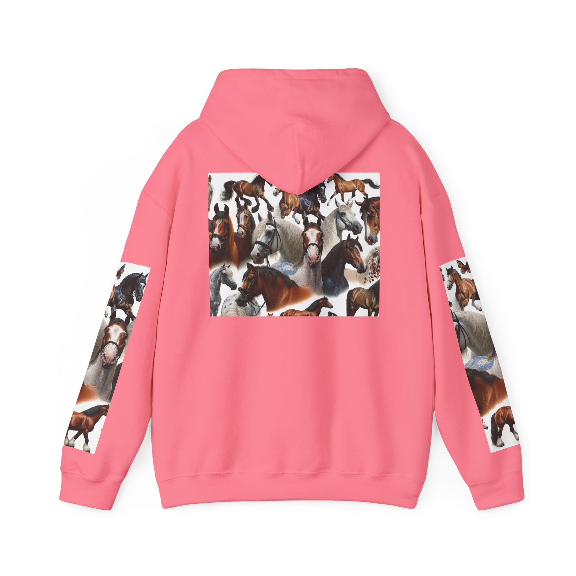 Horse Lover's Unisex Heavy Blend Hoodie, Cozy Equine Sweatshirt for Equestrians, Gifts for Horse Enthusiasts, Ideal for Animal Lovers