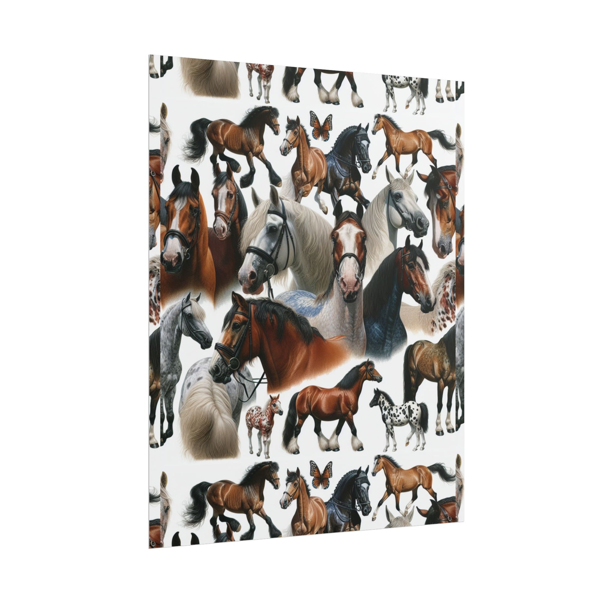 Equestrian Art Prints, Horse Lover Decor, Animal Poster, Equine Wall Art, Gifts for Equestrians