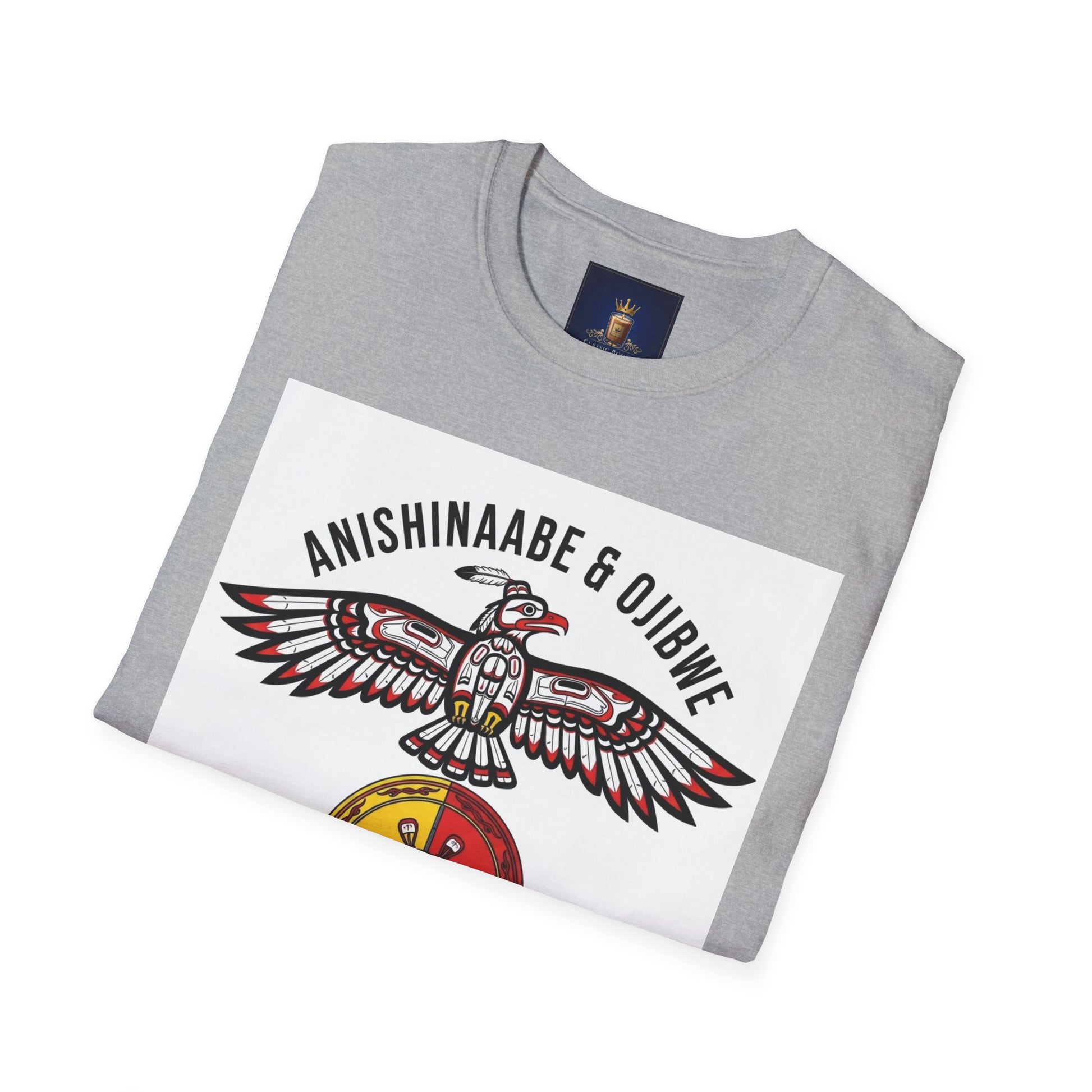 Anishinaabe & Ojibwe Native Spirit Unisex T-Shirt, Boho Graphic Tee, Cultural Pride Shirt, Festival Wear, Unique Gift for Her & Him