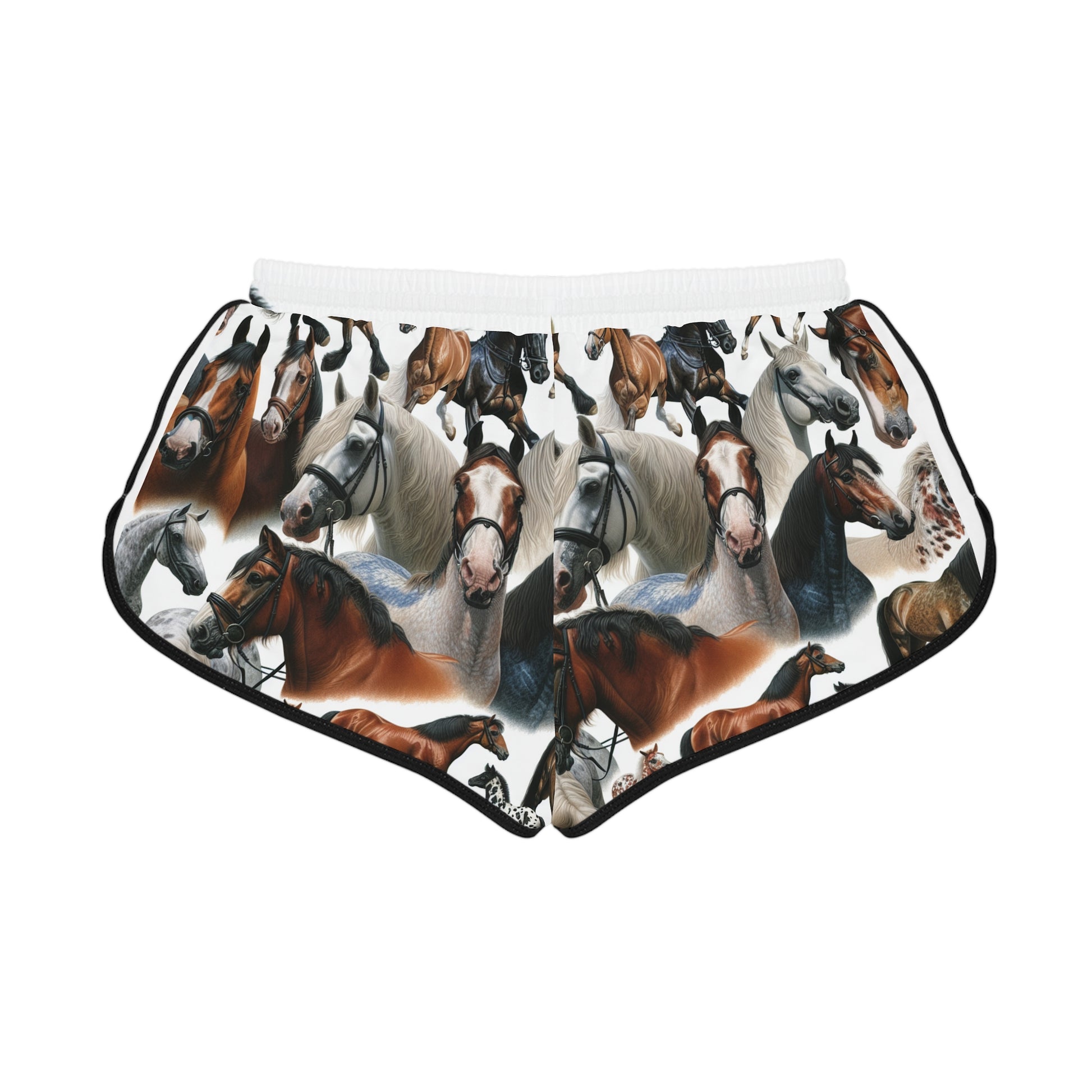 Equestrian Bliss Women's Relaxed Shorts, Horse Lover Gift, Summer Loungewear, Animal Print Shorts, Festival Apparel, Comfortable [...]