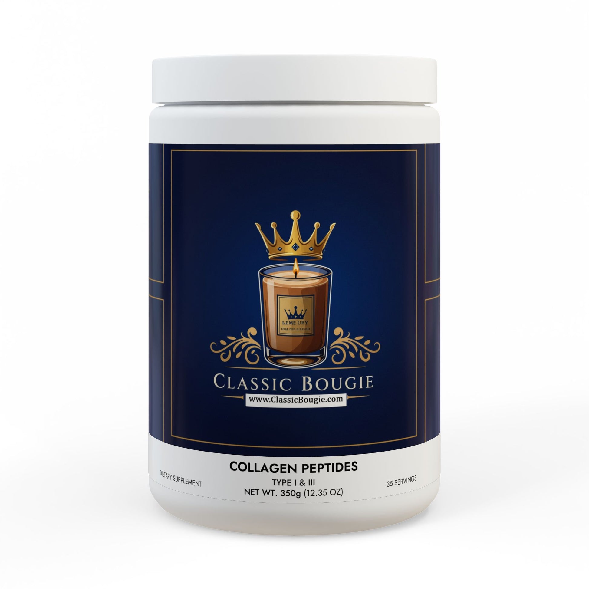 Collagen Peptides Type I & III Supplement (350g, 12.3oz)