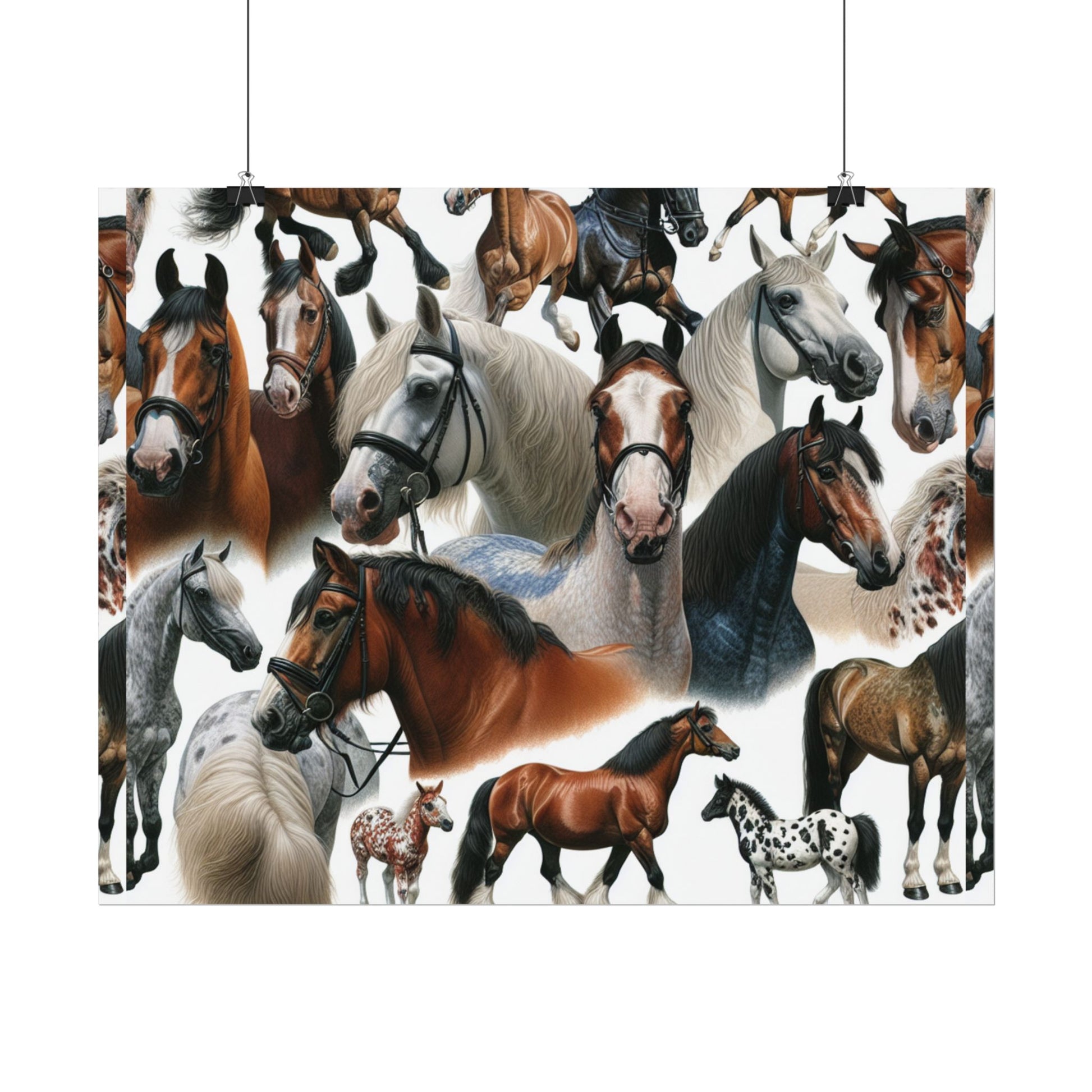 Equestrian Art Prints, Horse Lover Decor, Animal Poster, Equine Wall Art, Gifts for Equestrians