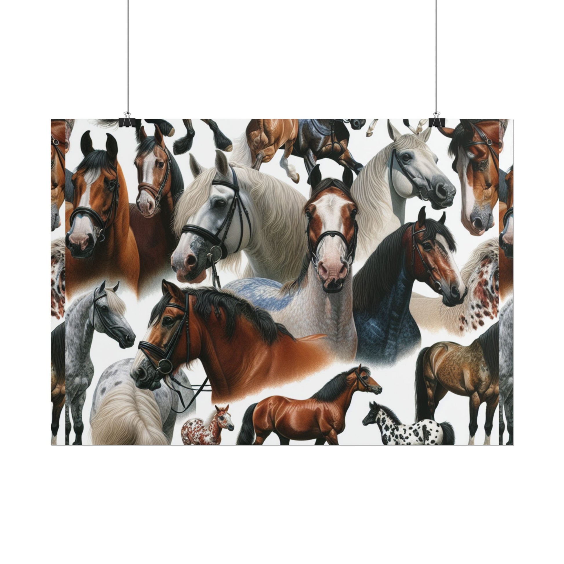 Equestrian Art Prints, Horse Lover Decor, Animal Poster, Equine Wall Art, Gifts for Equestrians