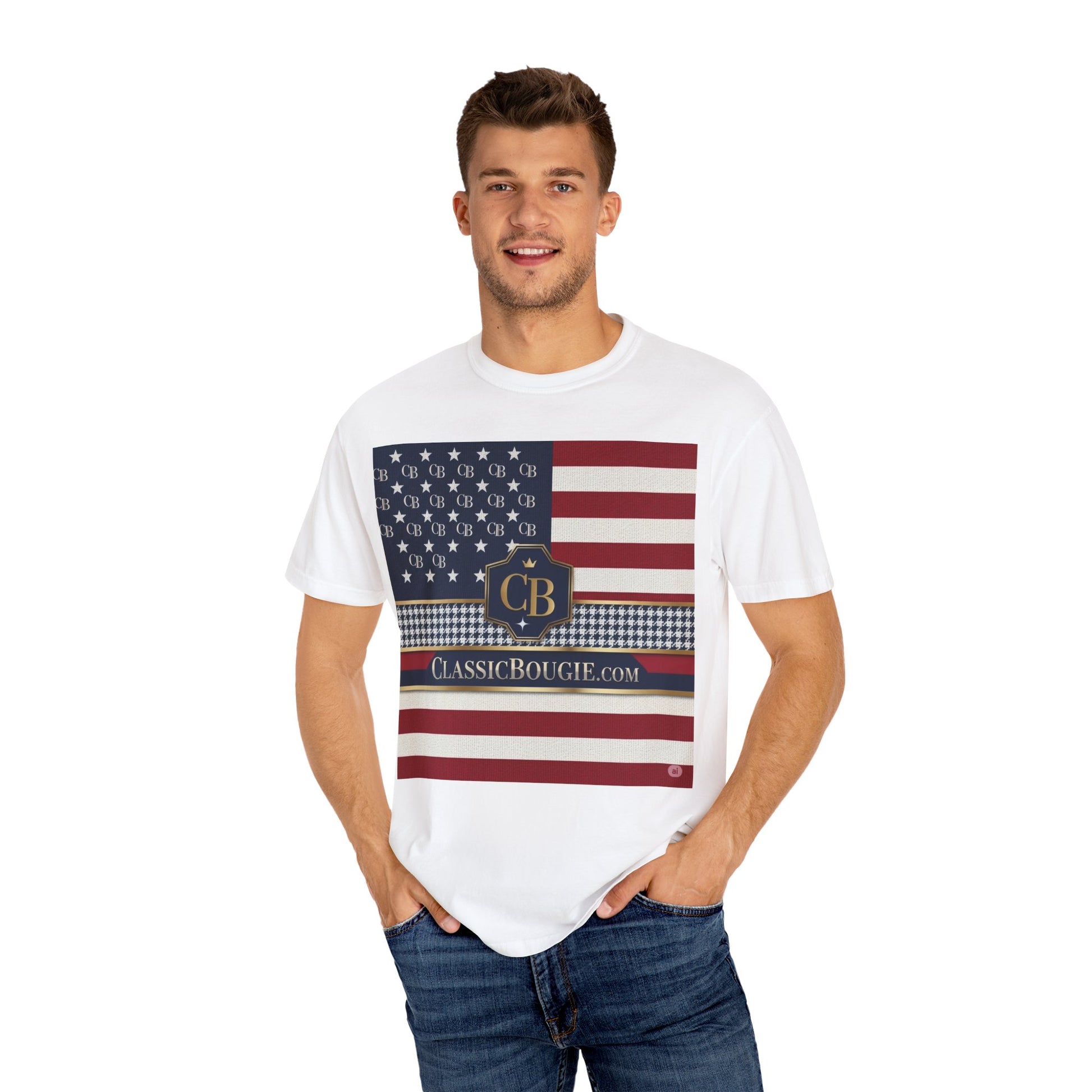 Patriotic Graphic T-Shirt | Classic American Pride, Unisex Tee, 4th of July Shirt, Casual Wear, Gift for Veterans