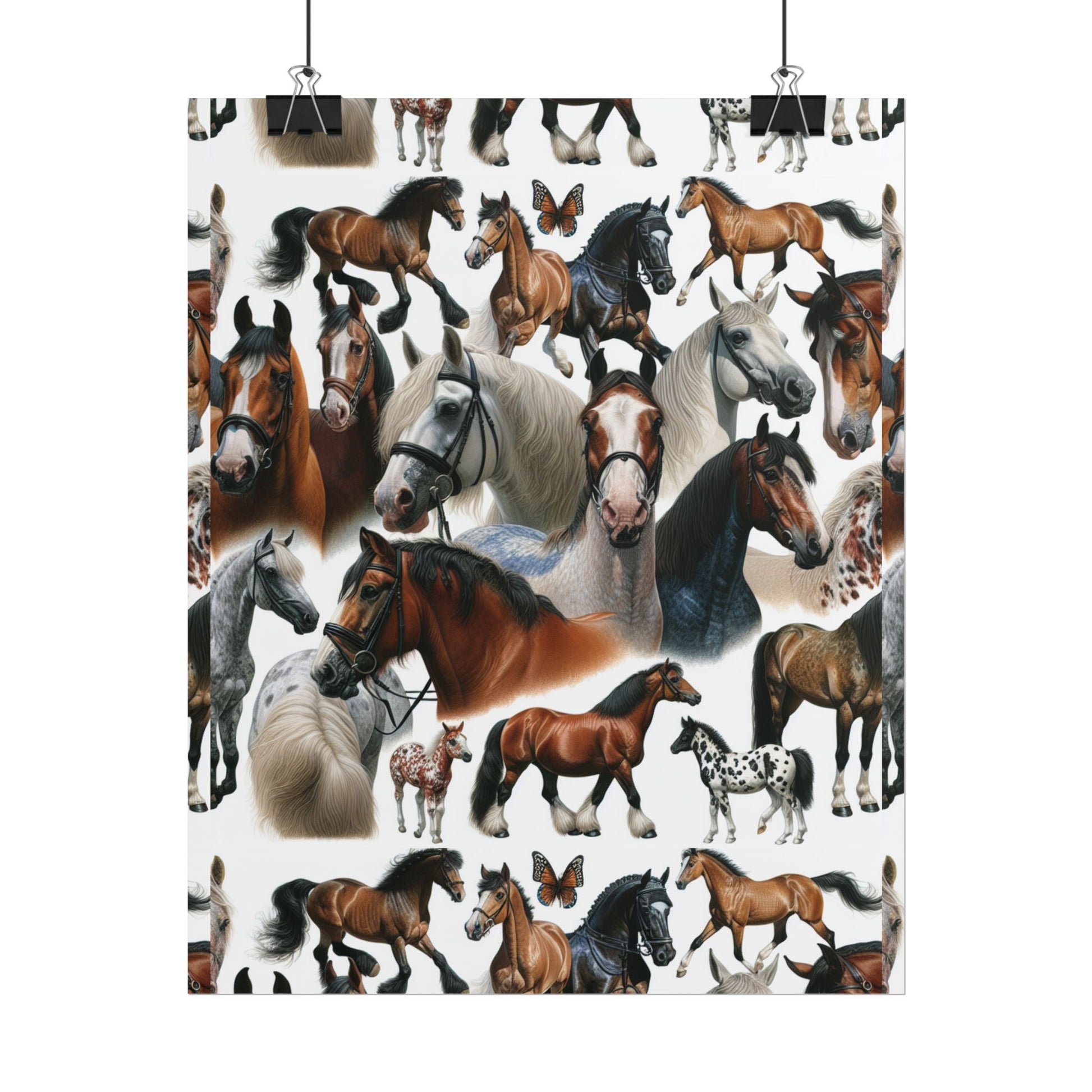 Equestrian Art Prints, Horse Lover Decor, Animal Poster, Equine Wall Art, Gifts for Equestrians
