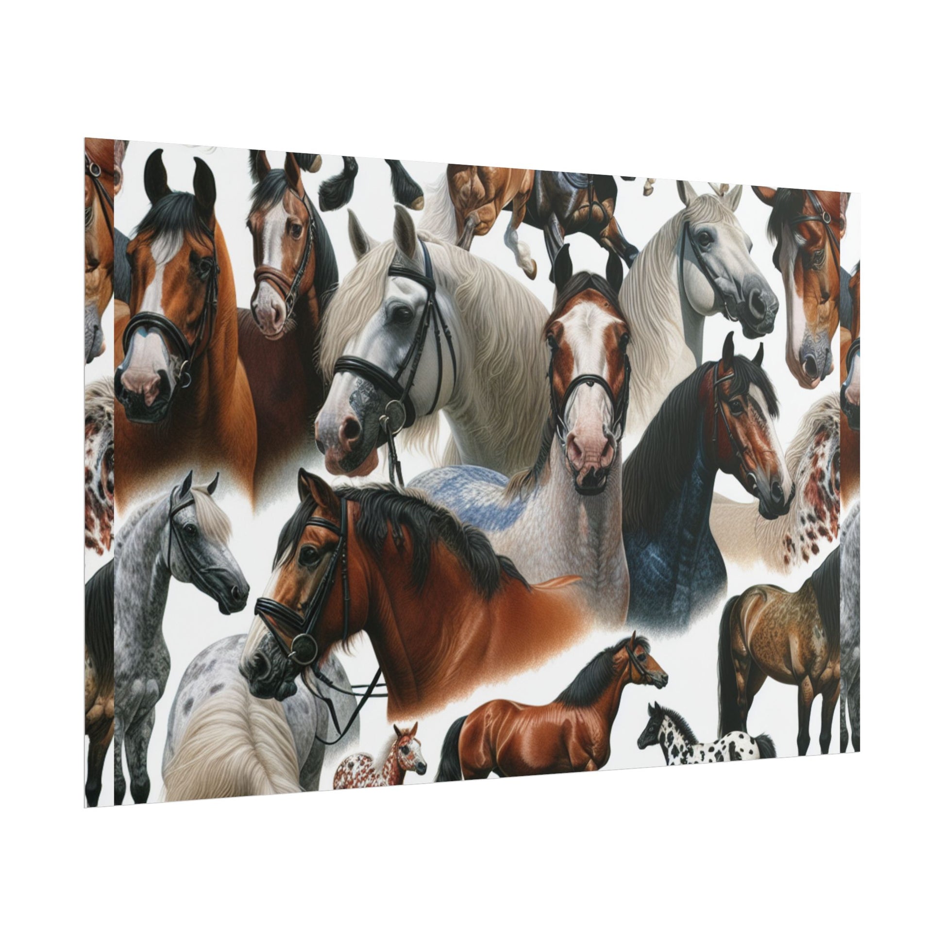 Equestrian Art Prints, Horse Lover Decor, Animal Poster, Equine Wall Art, Gifts for Equestrians