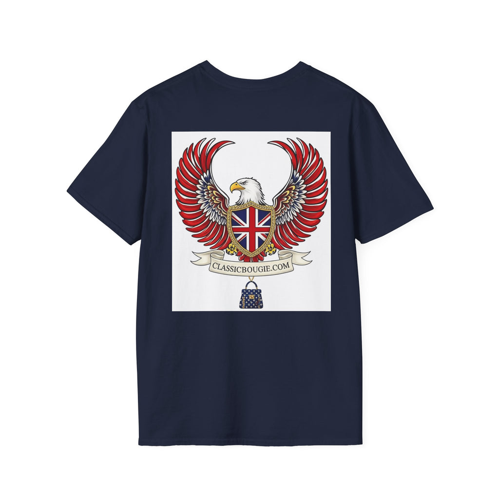 Union Jack Eagle T-Shirt, Vintage British Tee, Unisex Graphic Shirt, Unisex Fashion Top, Gift for Travelers, Heritage Apparel