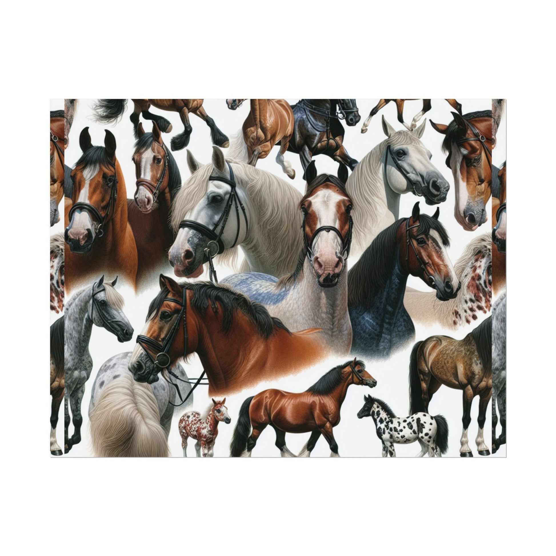Equestrian Art Prints, Horse Lover Decor, Animal Poster, Equine Wall Art, Gifts for Equestrians