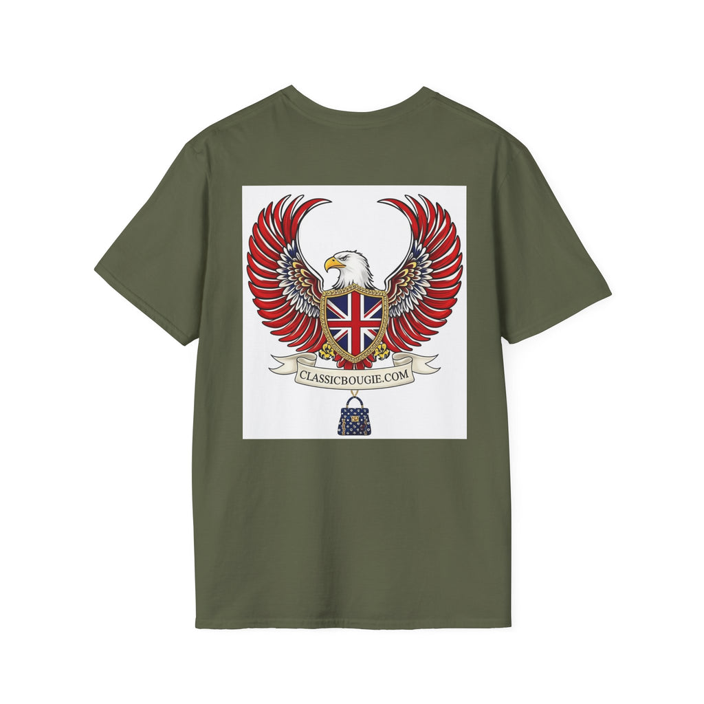 Union Jack Eagle T-Shirt, Vintage British Tee, Unisex Graphic Shirt, Unisex Fashion Top, Gift for Travelers, Heritage Apparel