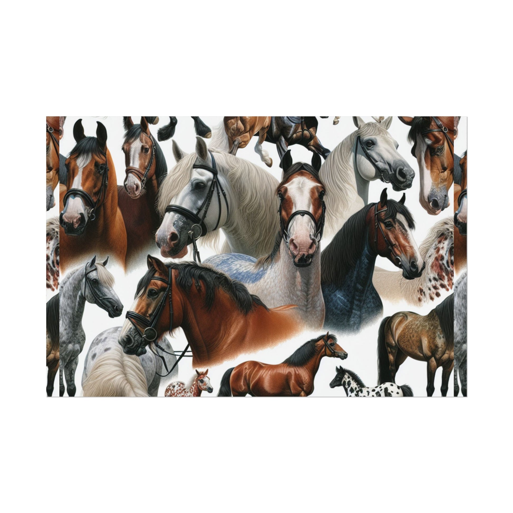 Equestrian Art Prints, Horse Lover Decor, Animal Poster, Equine Wall Art, Gifts for Equestrians
