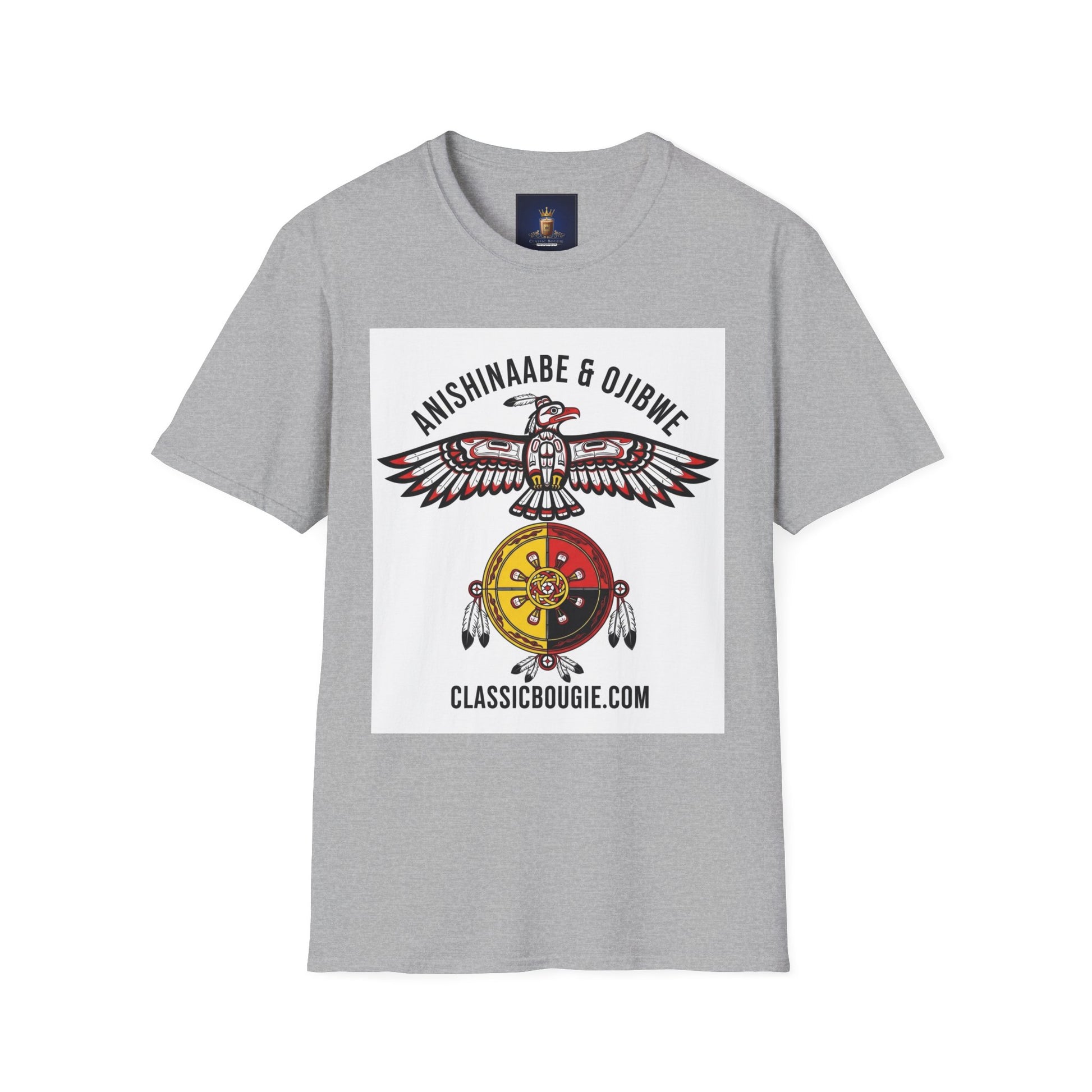 Anishinaabe & Ojibwe Native Spirit Unisex T-Shirt, Boho Graphic Tee, Cultural Pride Shirt, Festival Wear, Unique Gift for Her & Him