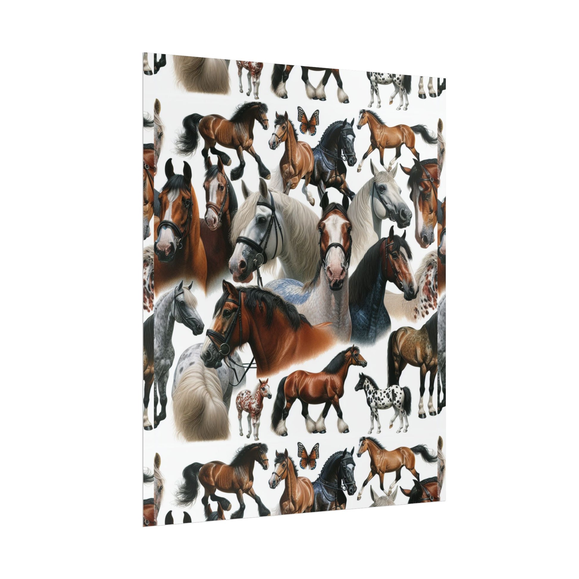 Equestrian Art Prints, Horse Lover Decor, Animal Poster, Equine Wall Art, Gifts for Equestrians