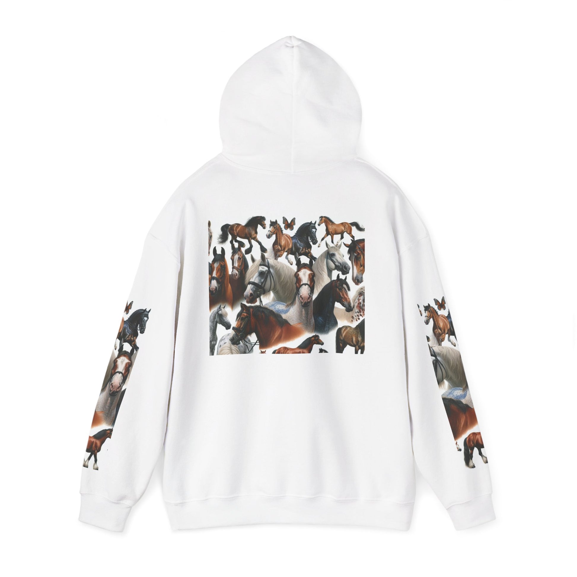Horse Lover's Unisex Heavy Blend Hoodie, Cozy Equine Sweatshirt for Equestrians, Gifts for Horse Enthusiasts, Ideal for Animal Lovers