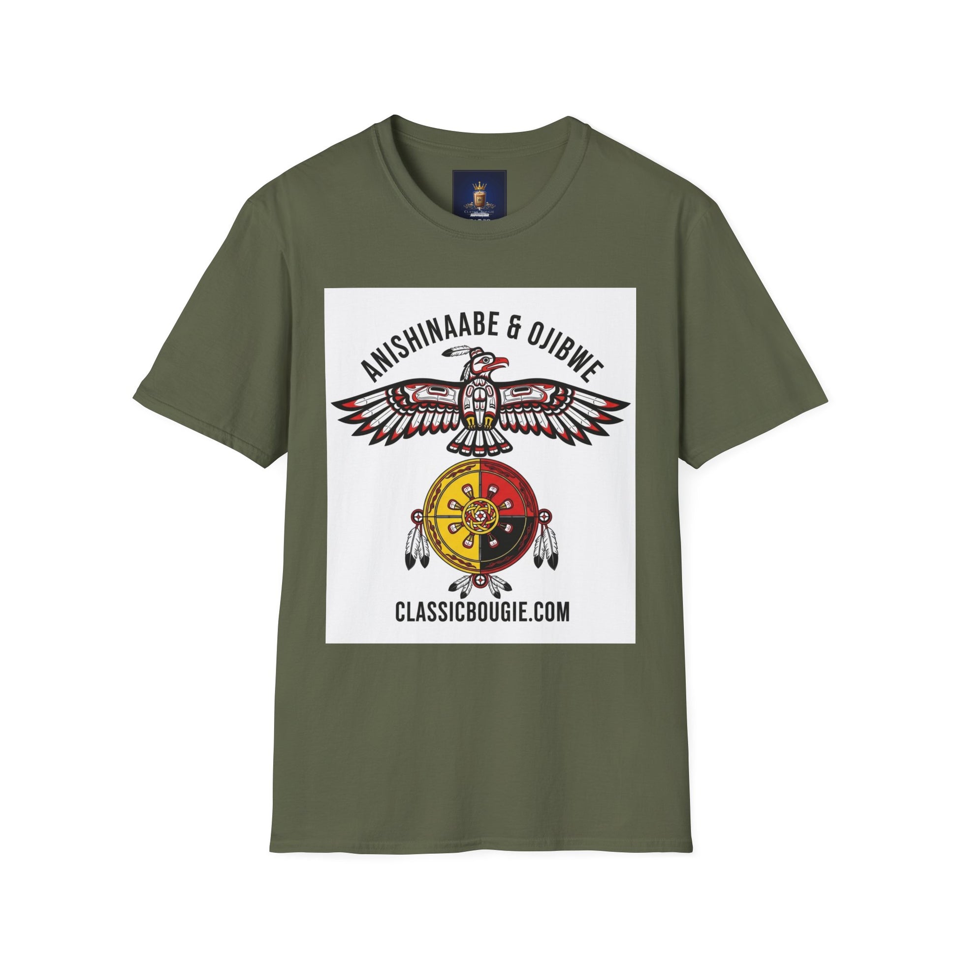 Anishinaabe & Ojibwe Native Spirit Unisex T-Shirt, Boho Graphic Tee, Cultural Pride Shirt, Festival Wear, Unique Gift for Her & Him